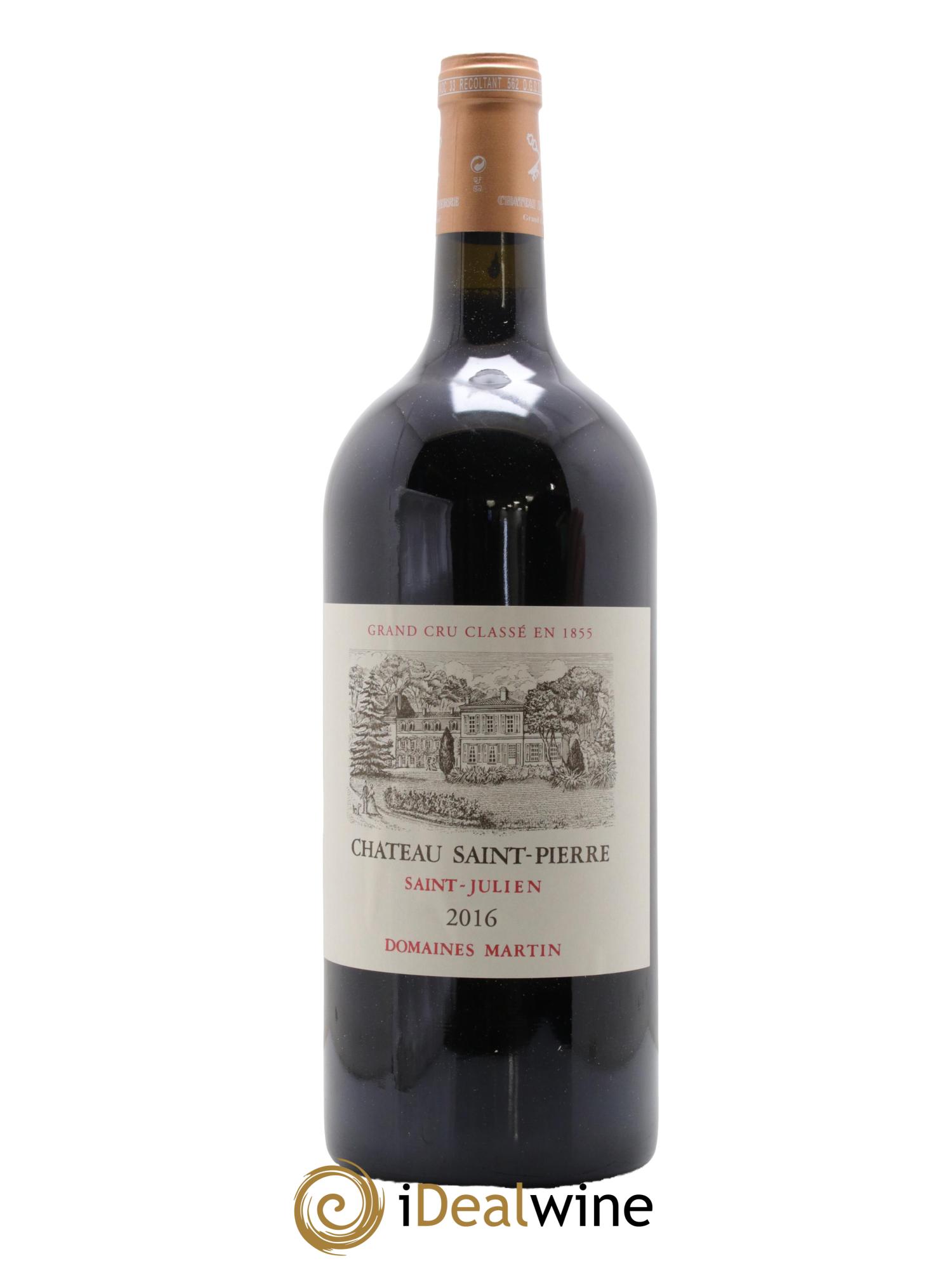 Château Saint-Pierre 4ème Grand Cru Classé 2016 - Posten von 1 Doppel-Magnum - 0