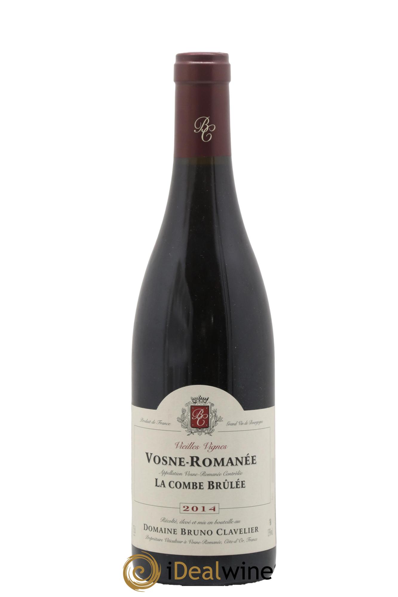 Vosne-Romanée Vieilles vignes La Combe Brûlée Bruno Clavelier 2014 - Lot of 1 bottle - 0