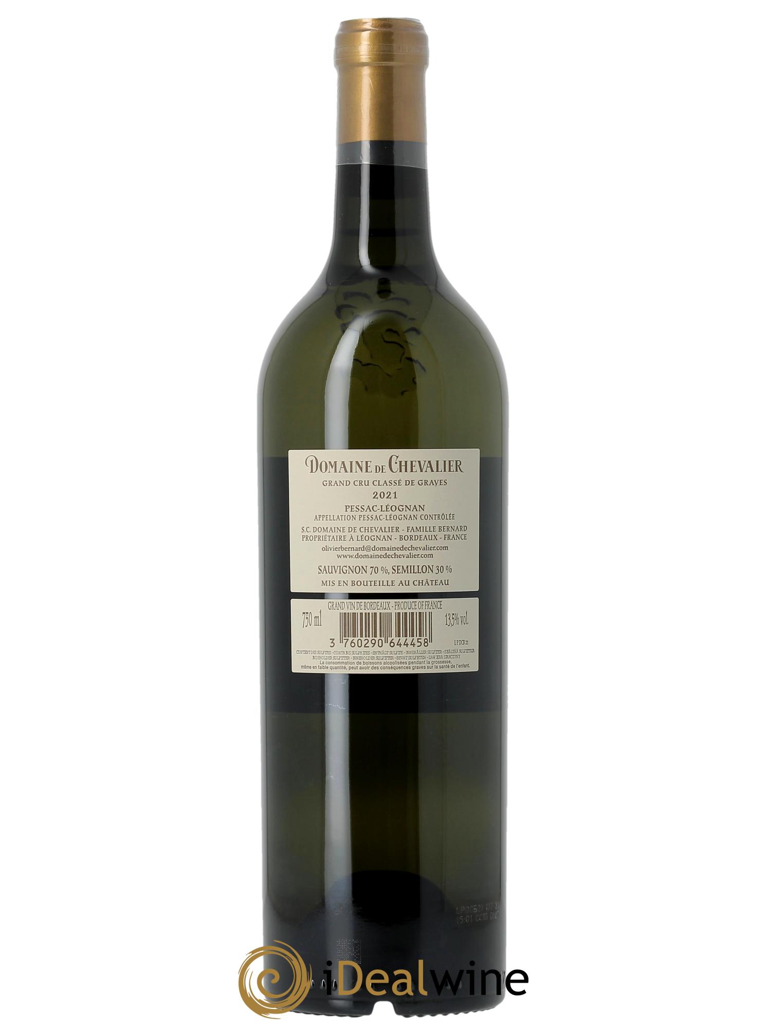 Domaine de Chevalier Cru Classé de Graves (Cassetta in legno a partire da 6 bt) 2021 - Lotto di 1 bottiglia - 1