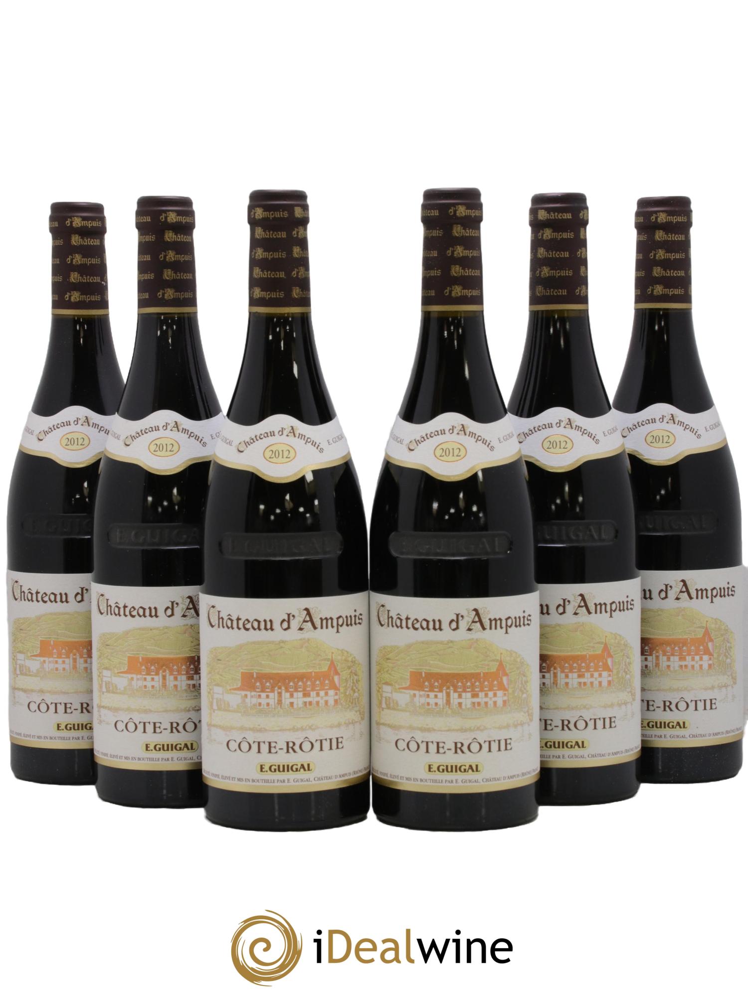 Côte-Rôtie Château d'Ampuis Guigal 2012 - Lot de 6 bouteilles - 0