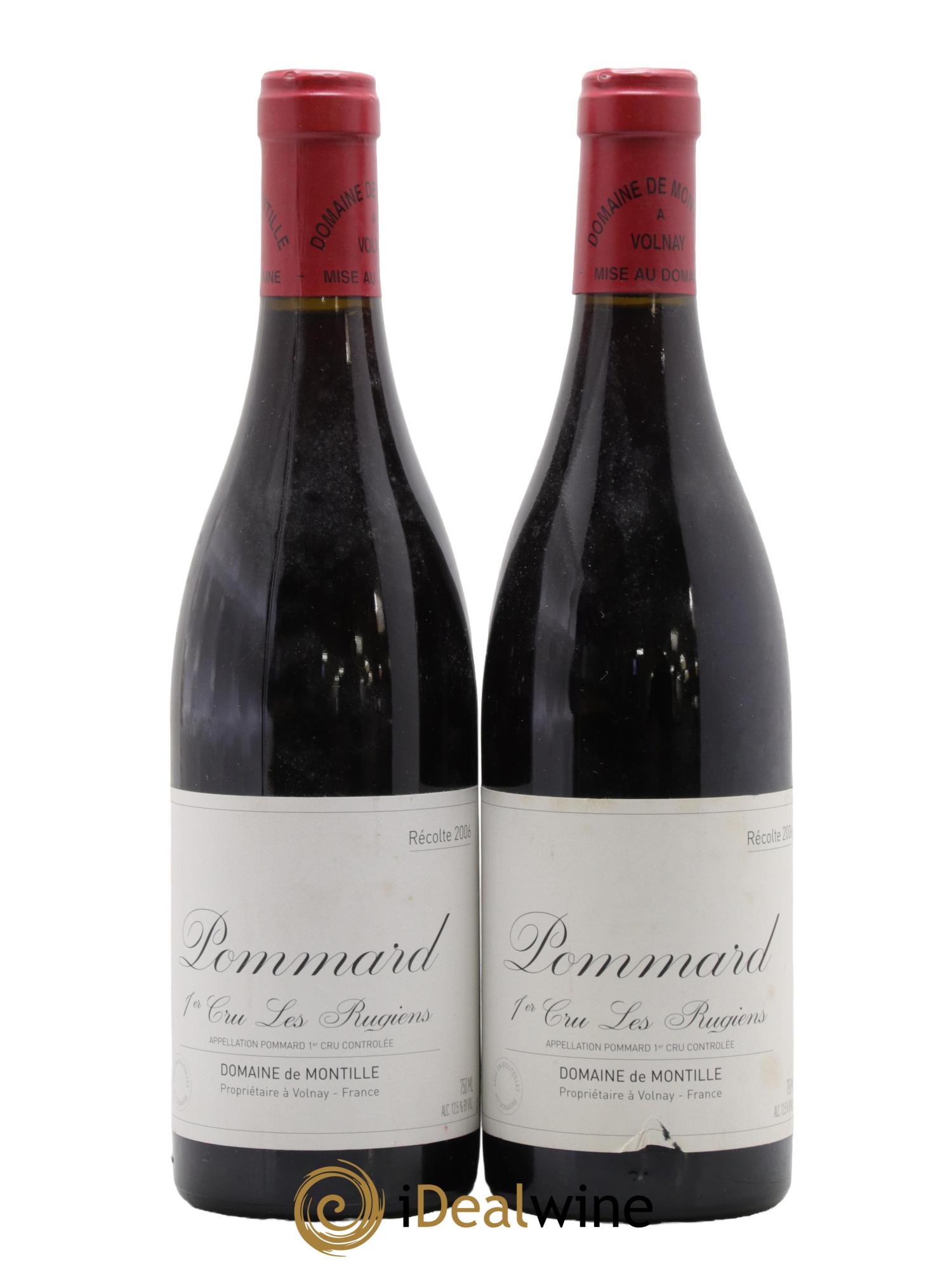 Pommard 1er Cru Les Rugiens De Montille (Domaine) 2006 - Lot de 2 bouteilles - 0