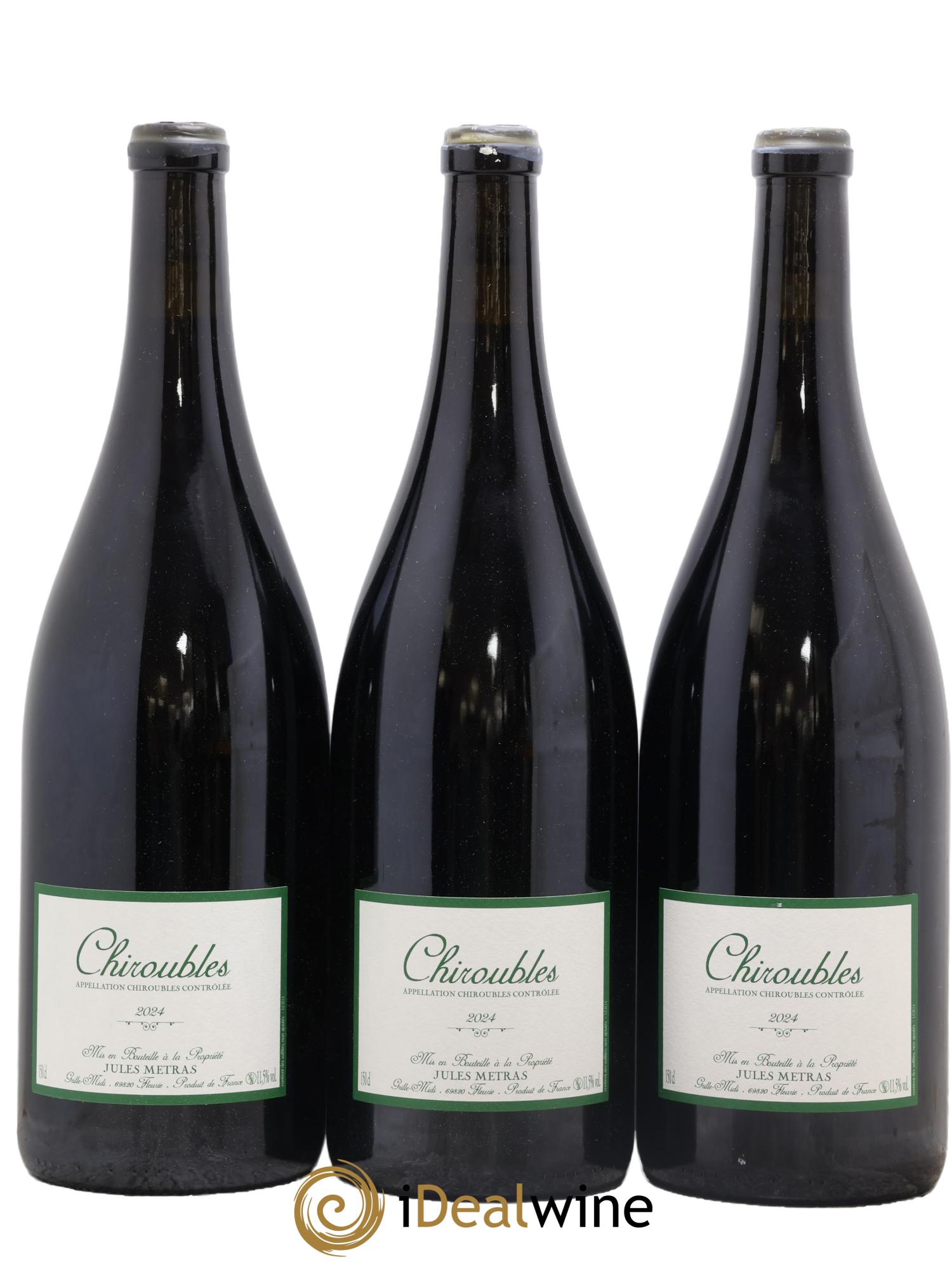 Chiroubles Jules Métras (Domaine) 2024 - Lot de 3 magnums - 0