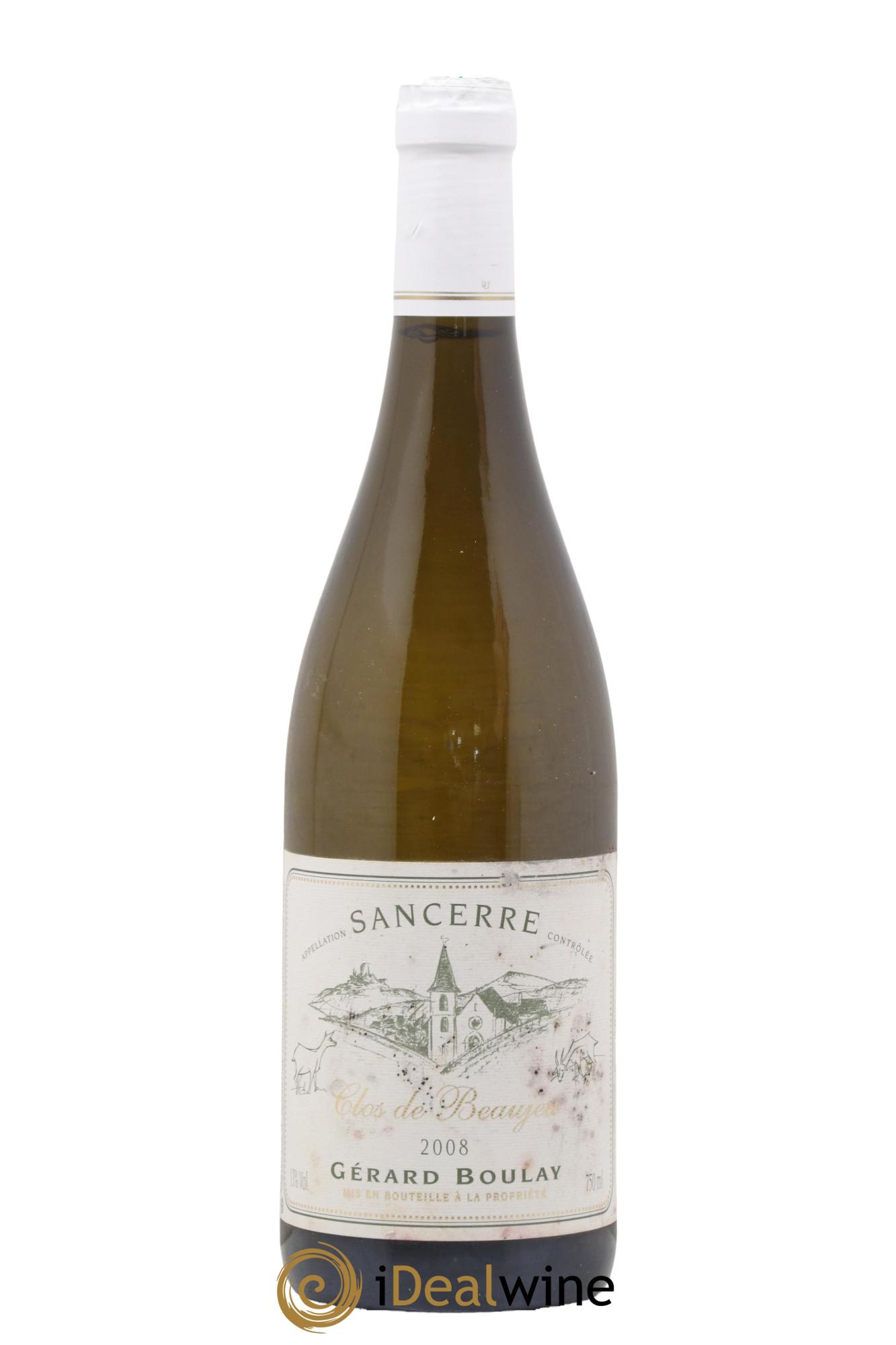 Sancerre Clos de Beaujeu Gérard Boulay 2008 - Lot of 1 bottle - 0