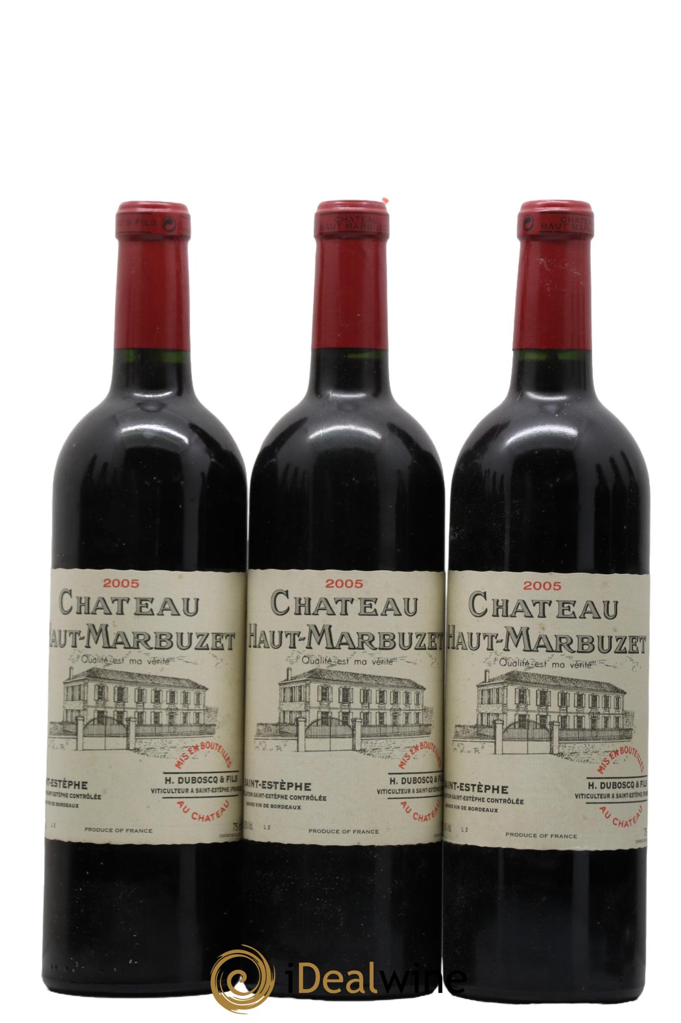 Château Haut Marbuzet  2005 - Lot de 12 bouteilles - 2