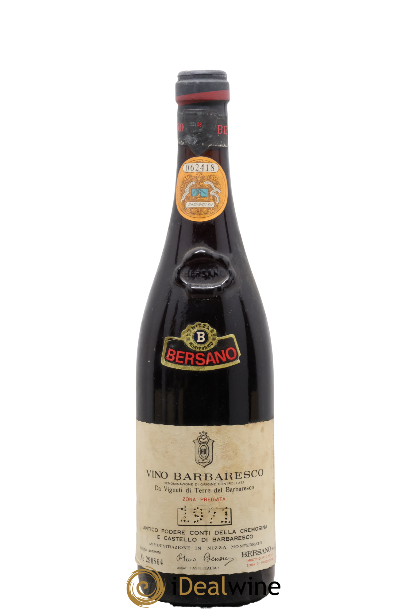 Barbaresco DOCG Bersano 1971 - Lot de 1 bouteille - 0
