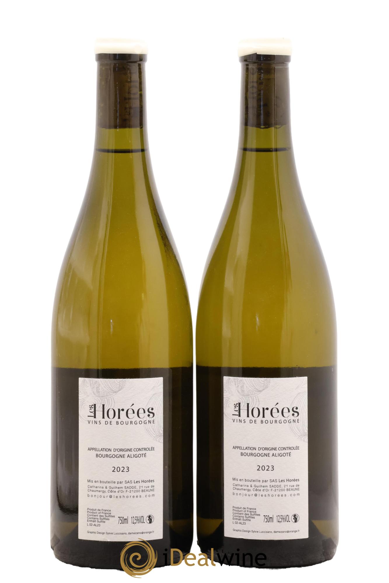 Bourgogne Aligoté En Coulezain Les Horées 2023 - Lot de 2 bouteilles - 1