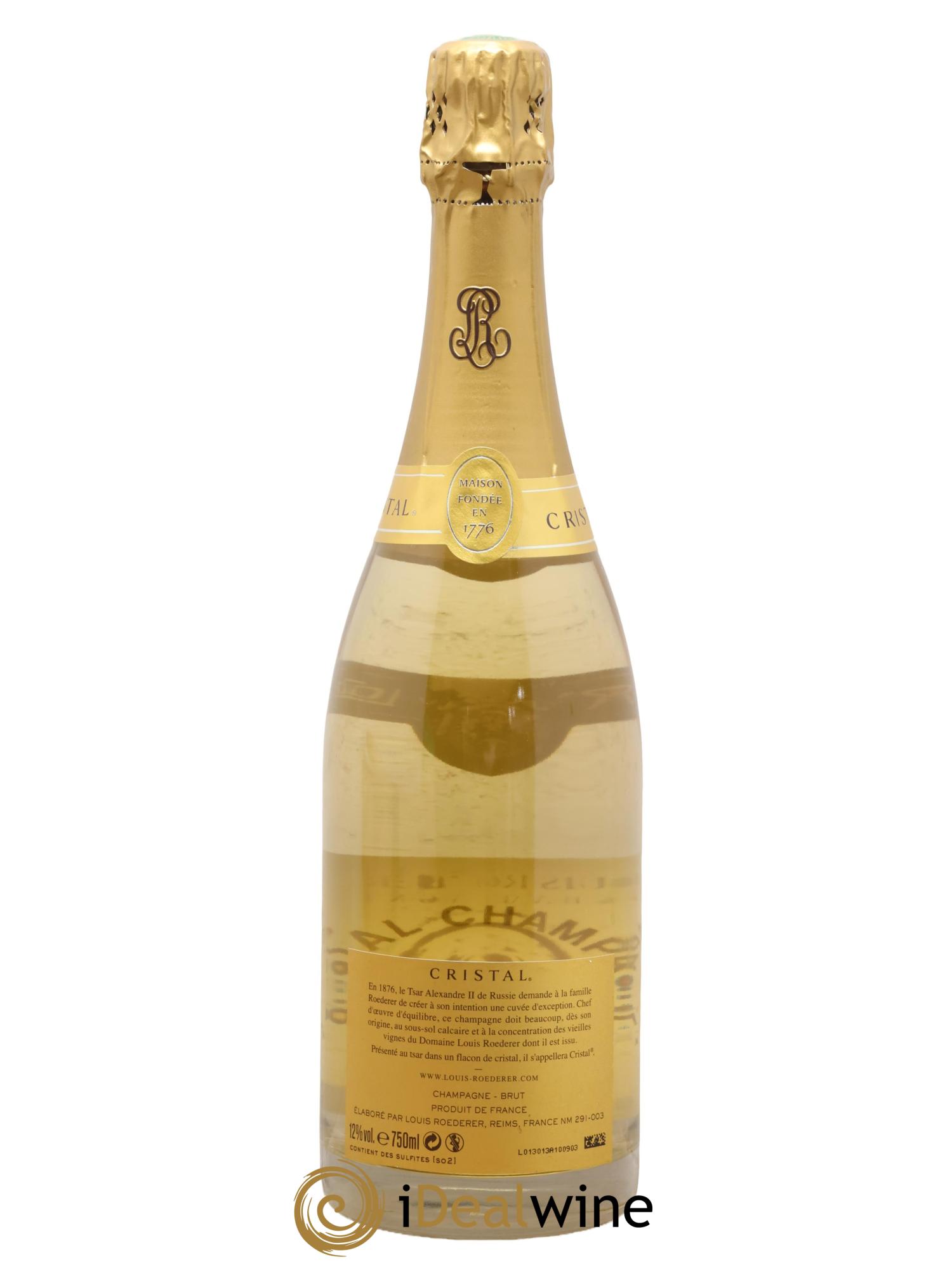 Cristal Louis Roederer 2008 - Lot de 1 bouteille - 1