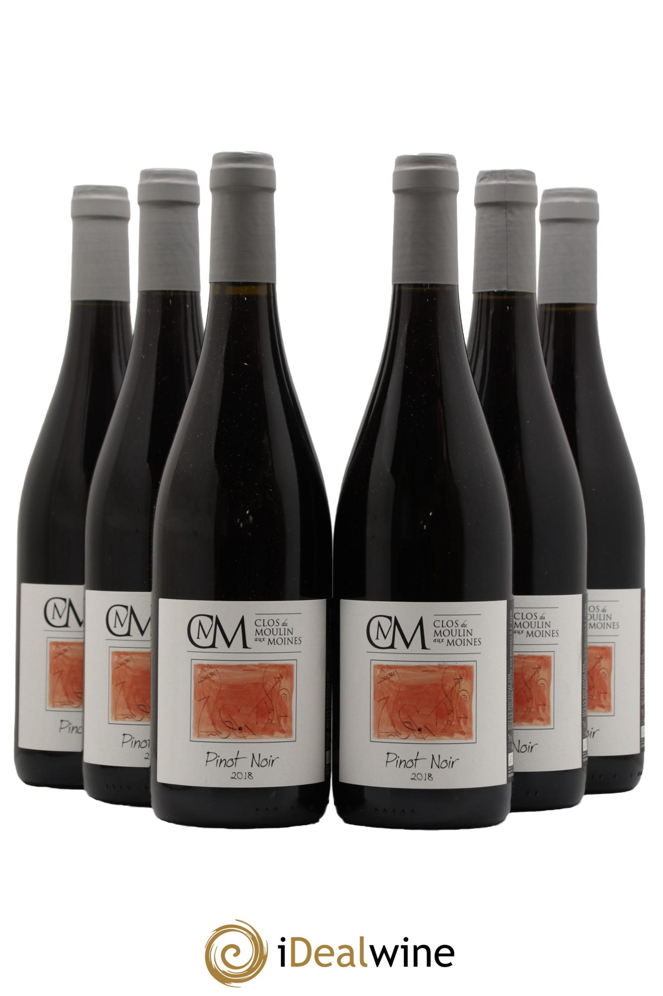 Vin de France Pinot Noir Clos du Moulin aux Moines 2018 - Lot de 6 bouteilles - 0