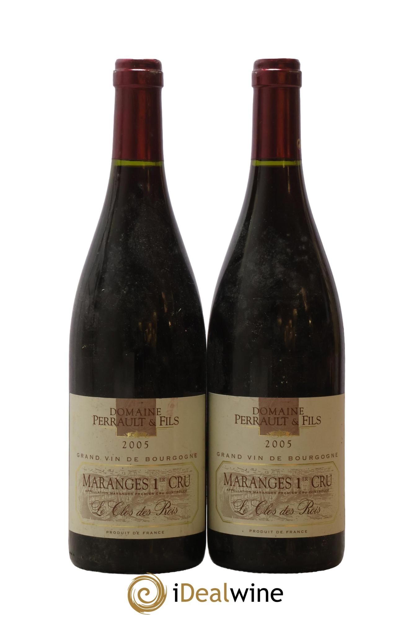 Maranges 1er Cru Clos Des Rois Nicolas Perrault 2005 - Lot of 2 bottles - 0