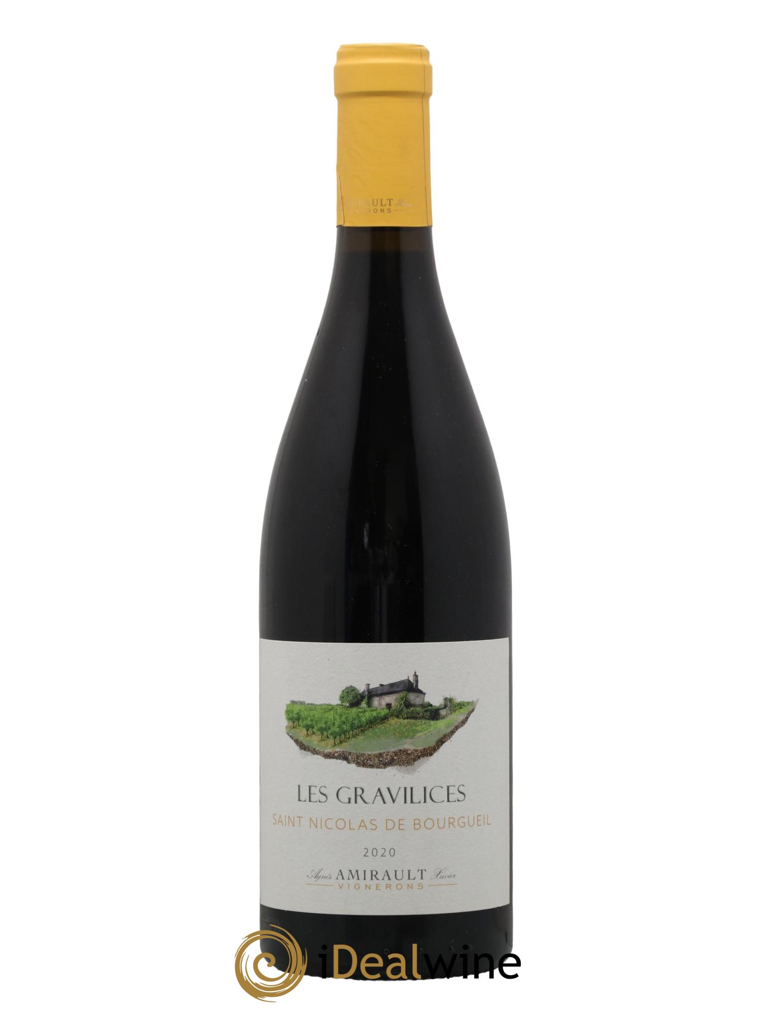 Saint-Nicolas de Bourgueil Les Gravilices Agnès et Xavier Amirault 2020 - Lot de 1 bouteille - 0