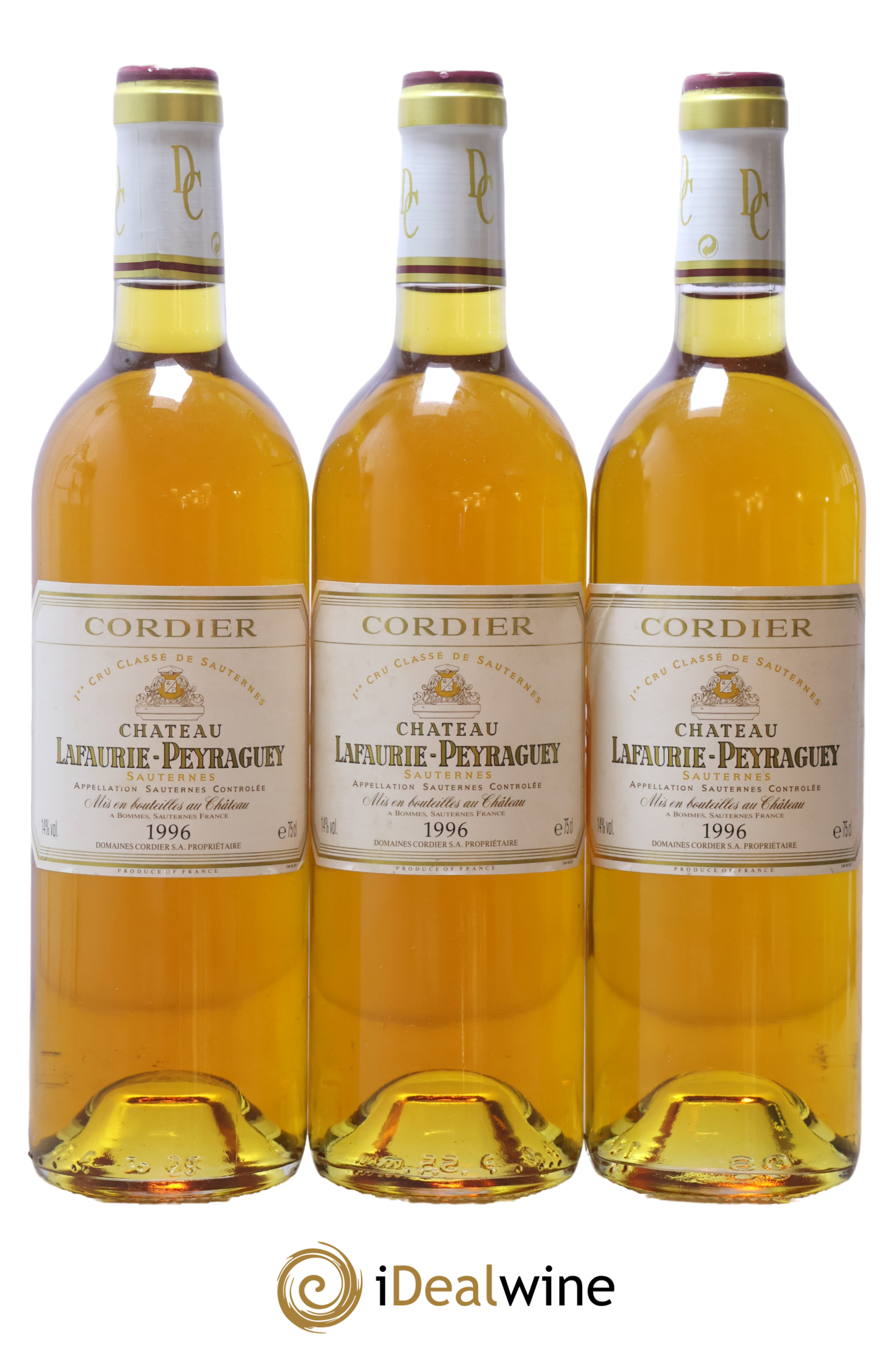 Château Lafaurie-Peyraguey 1er Grand Cru Classé 1996 - Lot of 3 bottles - 0