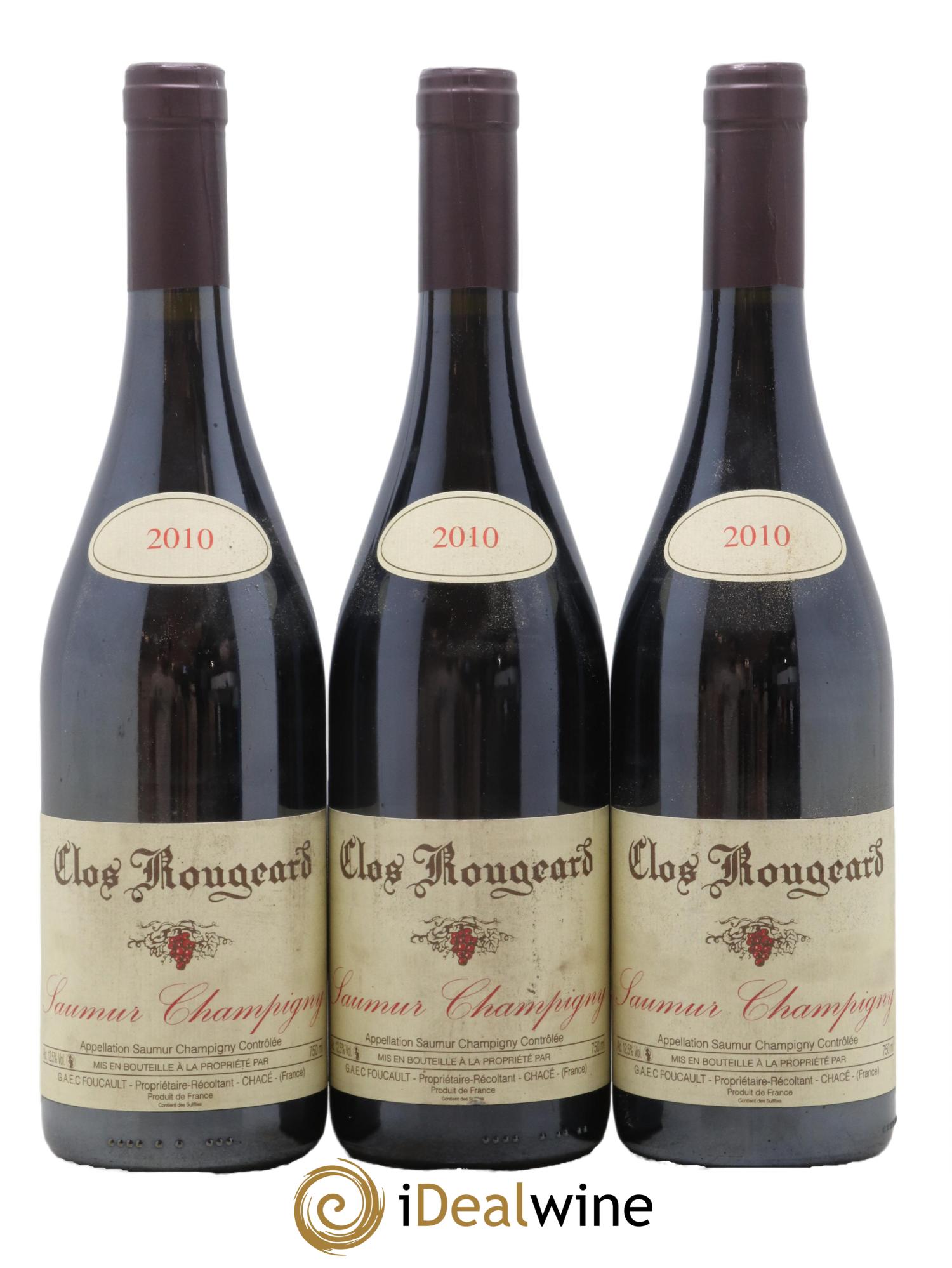 Saumur-Champigny Clos Rougeard 2010 - Lot de 3 bouteilles - 0