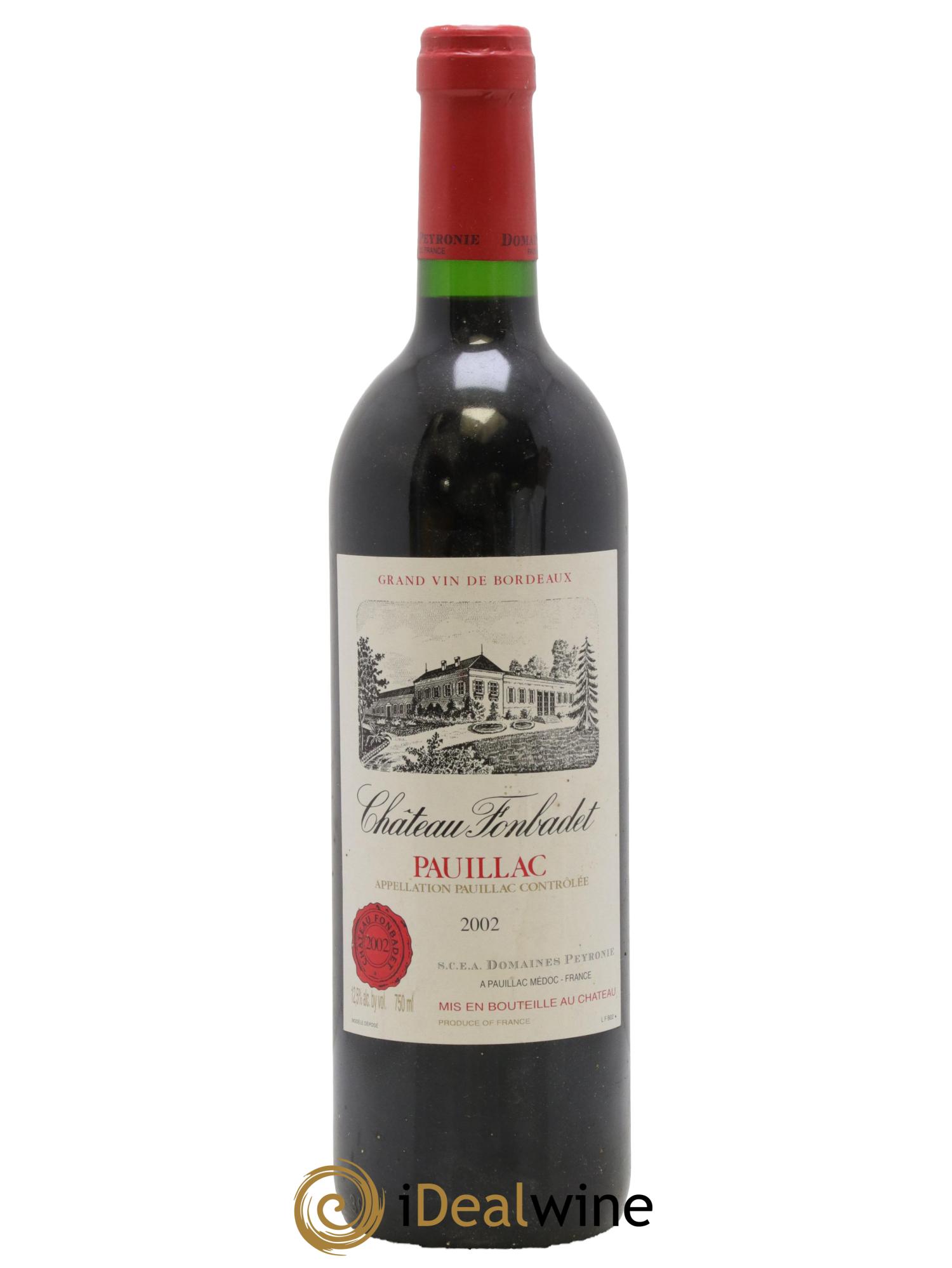 Château Fonbadet 2002 - Lot de 1 bouteille - 0