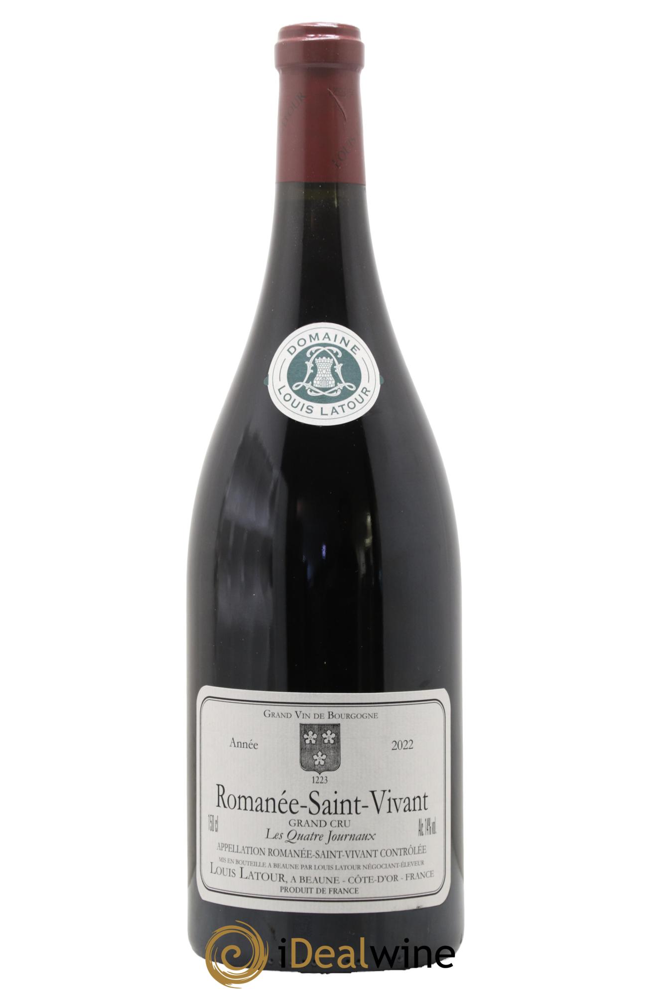 Romanée-Saint-Vivant Grand Cru Les Quatre Journaux Louis Latour  2022 - Lot de 1 magnum - 1