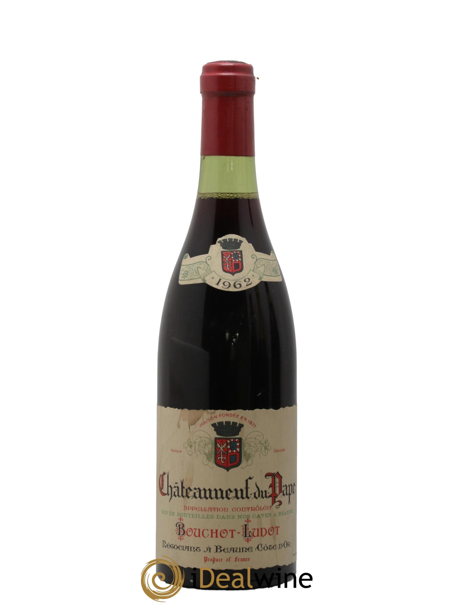 Châteauneuf-du-Pape Bouchot Ludot 1962 - Lot de 1 bouteille - 0
