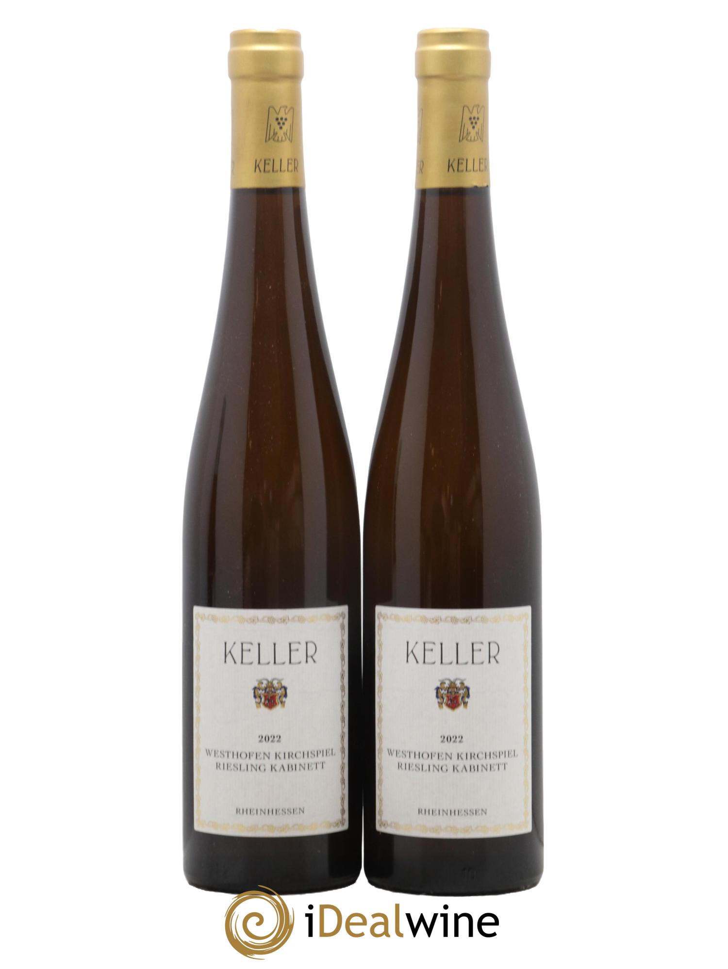 Allemagne Rheinhessen Westhofen Kirchspiel Riesling Kabinett Keller 2022 - Lot de 2 bouteilles - 0