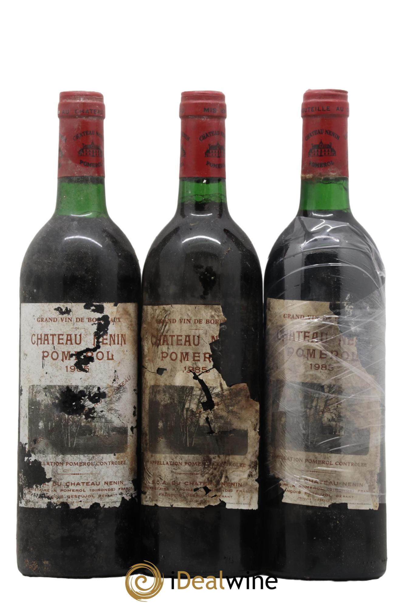 Château Nenin 1985 - Posten von 3 Flaschen - 0