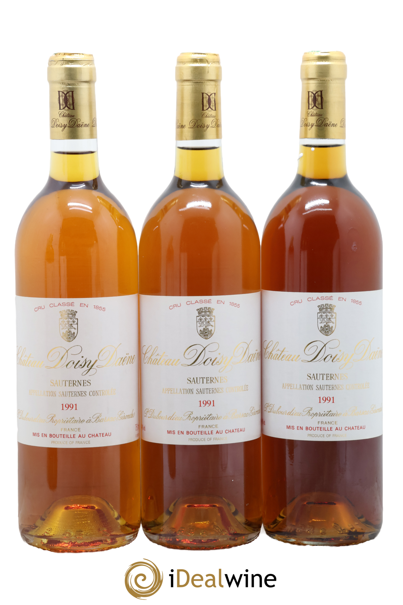 Château Doisy Daëne 2ème Grand Cru Classé 1991 - Lotto di 3 bottiglie - 0