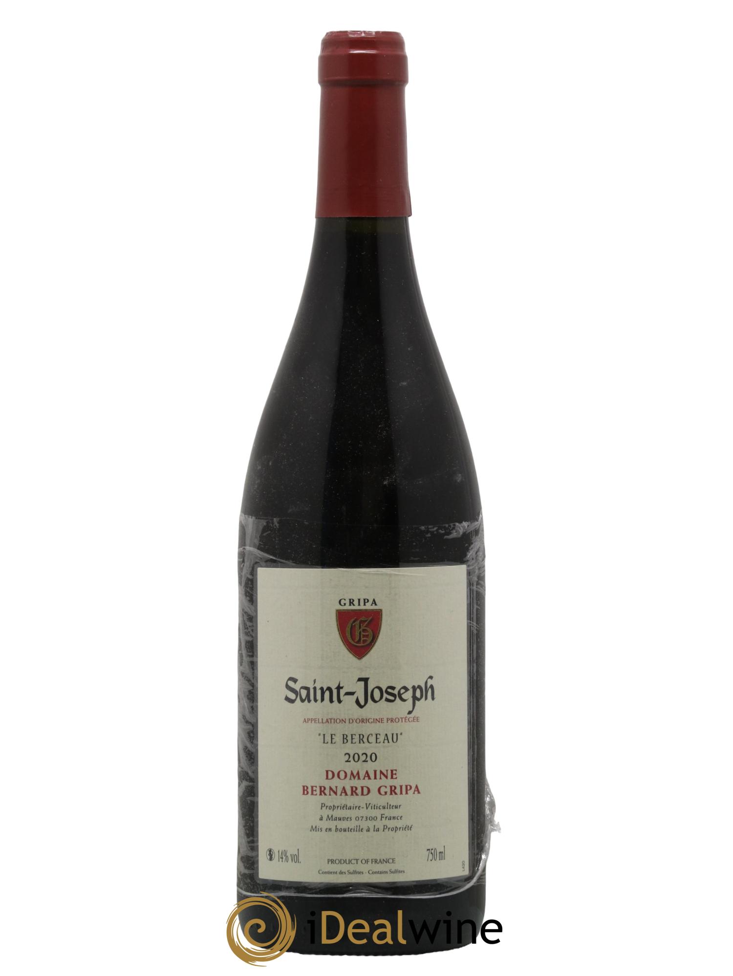 Saint-Joseph Le Berceau Bernard Gripa (Domaine) 2020 - Lot de 1 bouteille - 0