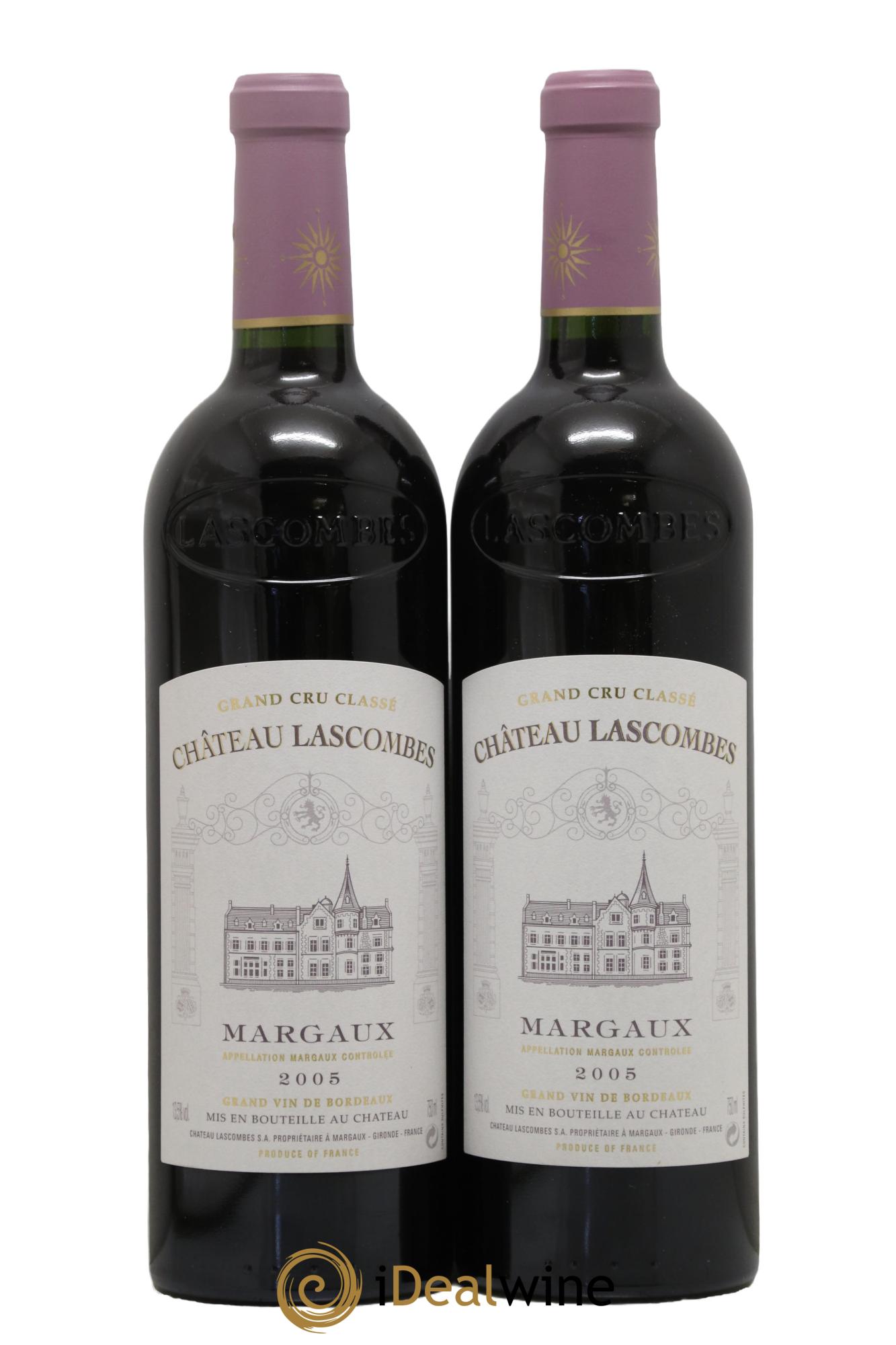 Château Lascombes 2ème Grand Cru Classé 2005 - Lot de 2 bouteilles - 0