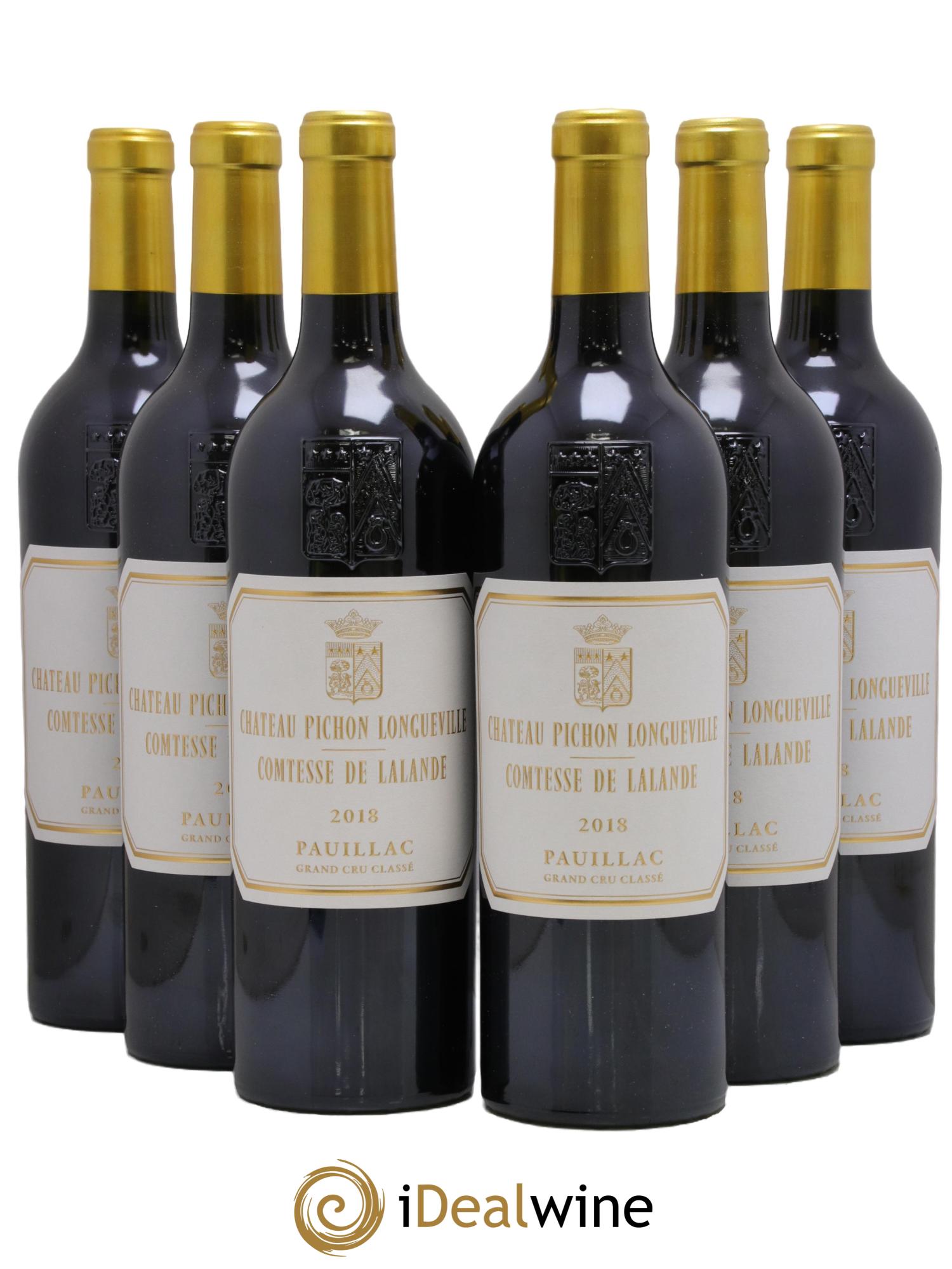 Château Pichon Longueville Comtesse de Lalande 2ème Grand Cru Classé  2018 - Lotto di 6 bottiglie - 0