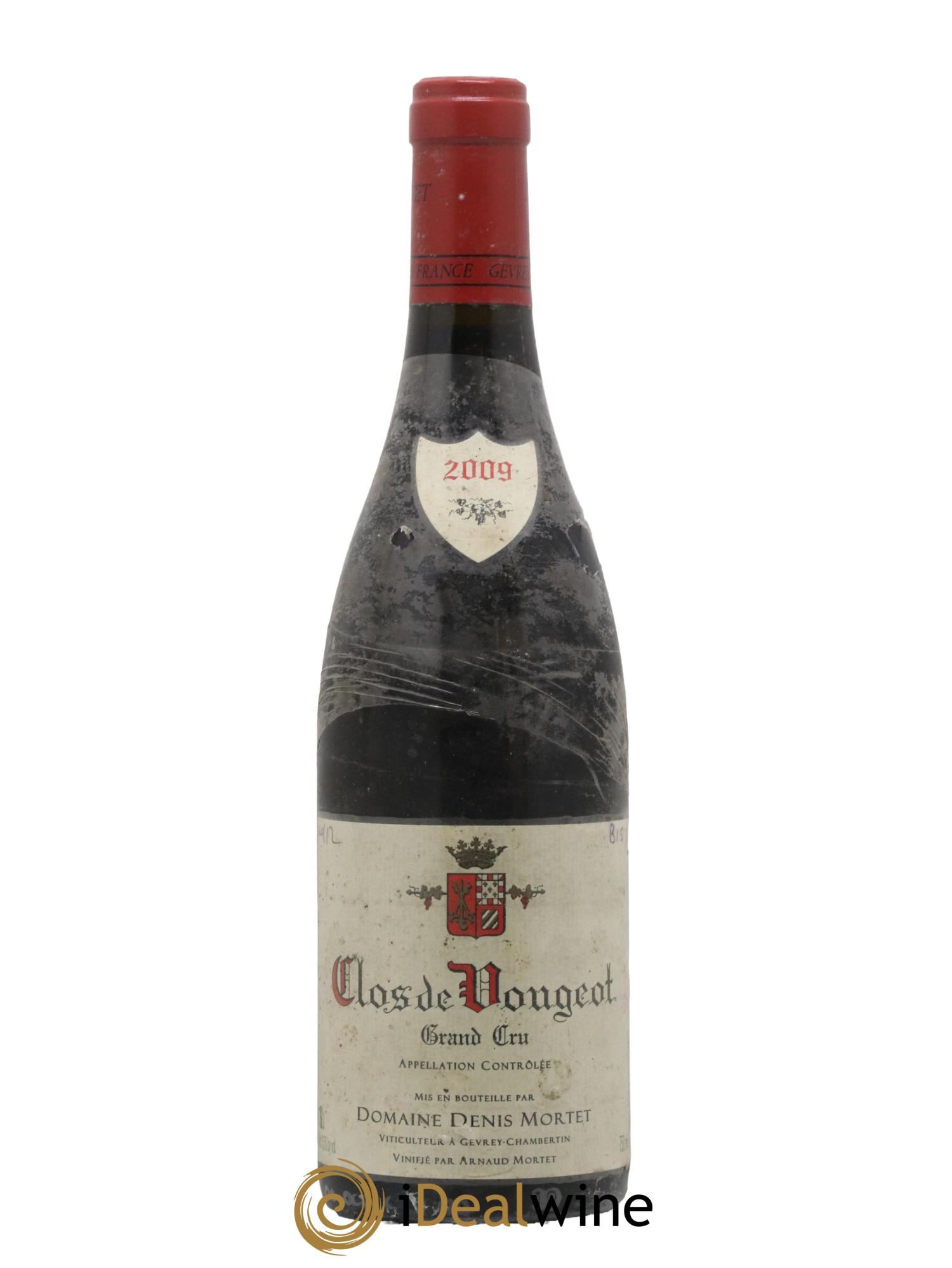 Clos de Vougeot Grand Cru Denis Mortet (Domaine) 2009 - Lot de 1 bouteille - 0