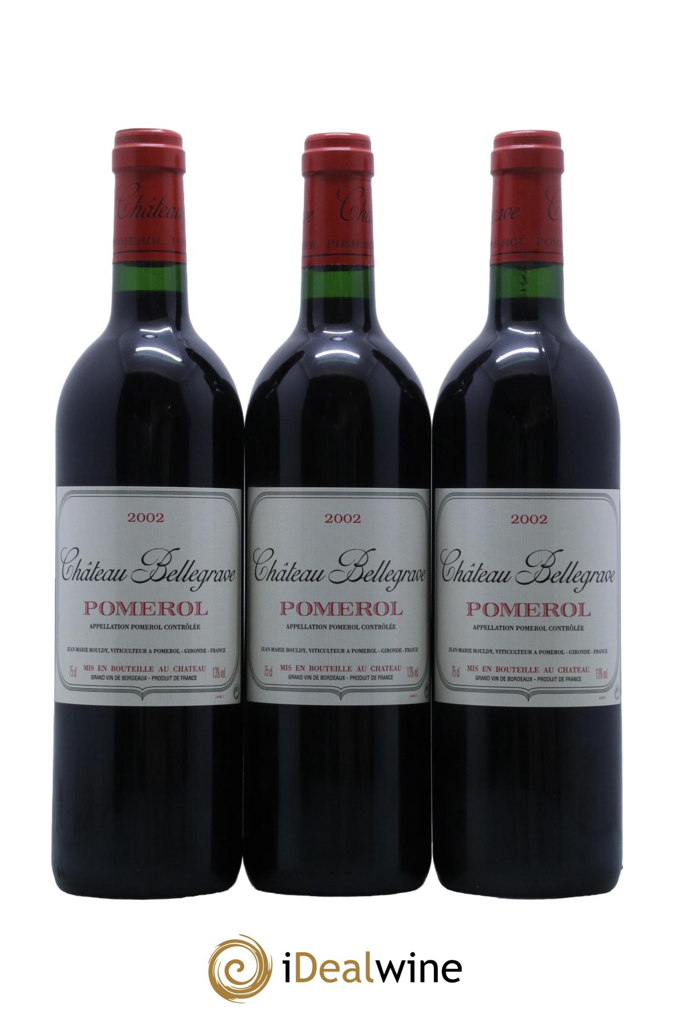 Château Bellegrave 2002 - Lot de 12 bouteilles - 4