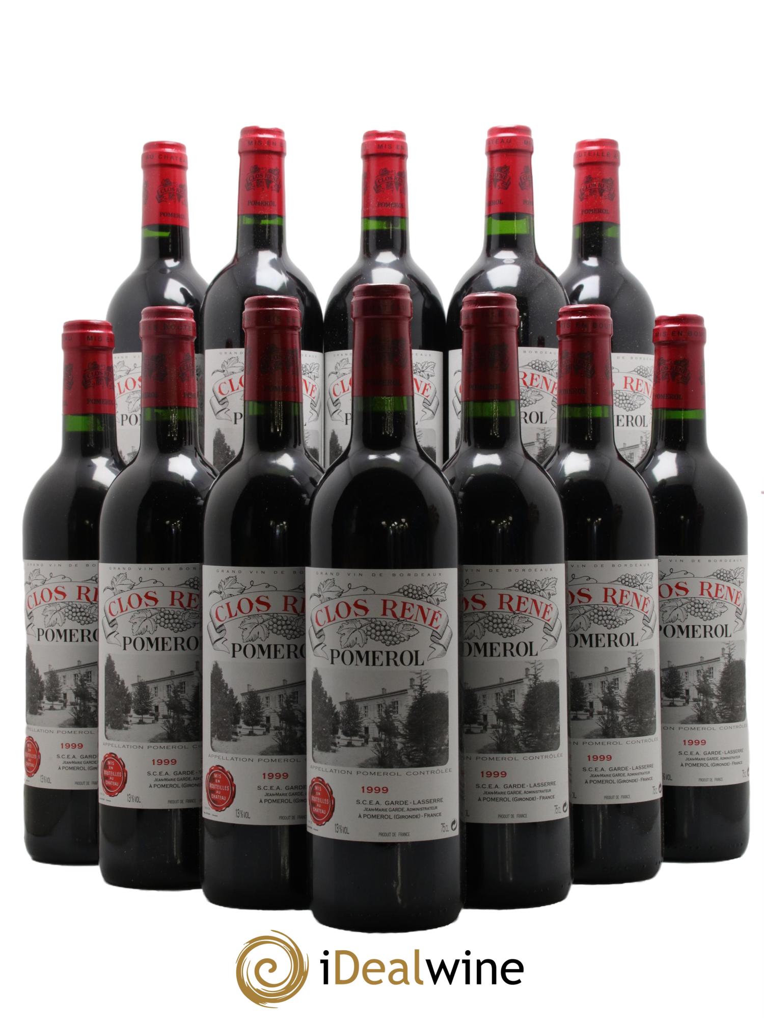 Clos René 1999 - Lotto di 12 bottiglie - 0