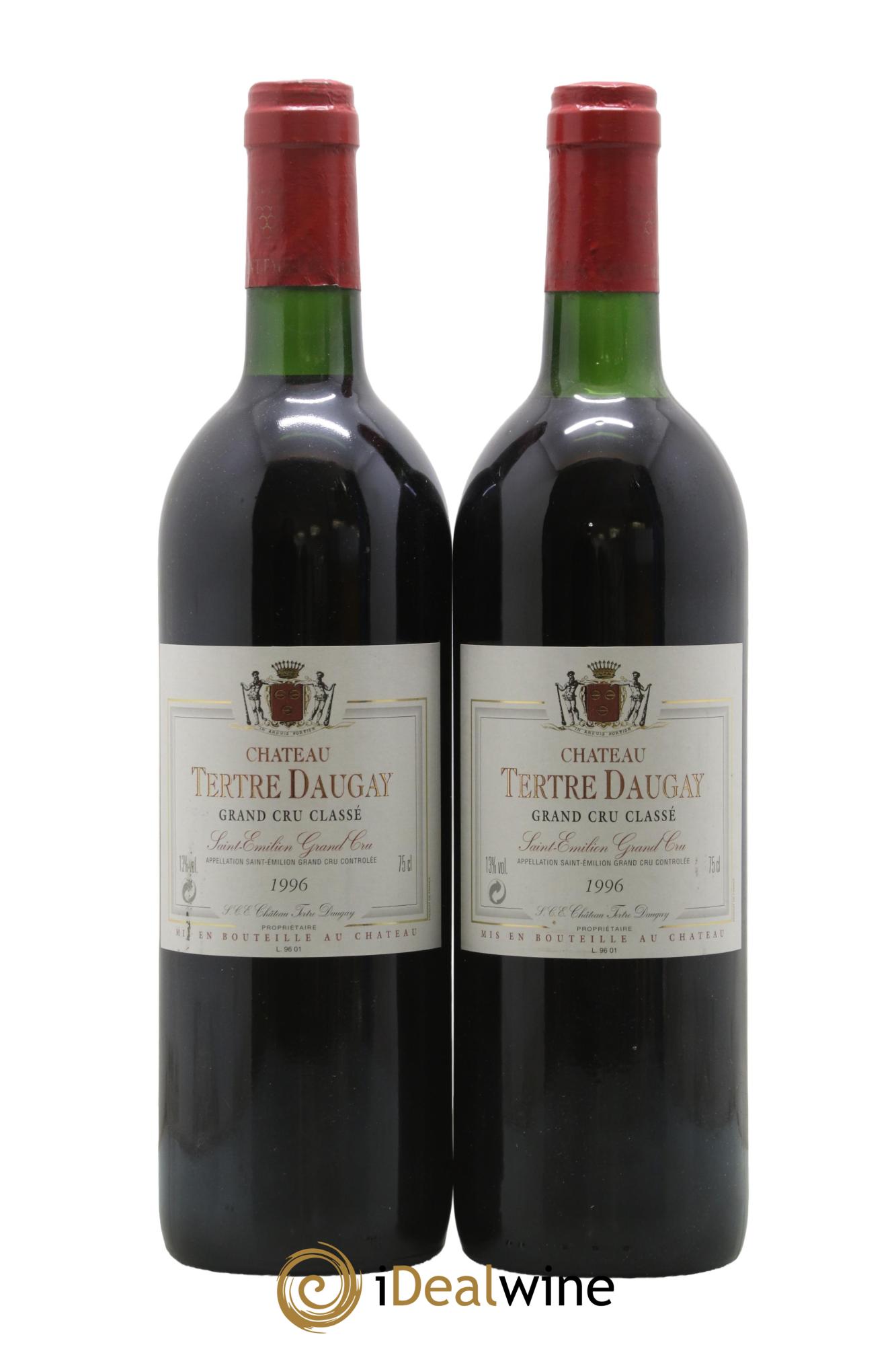 Château Tertre Daugay Grand Cru Classé 1996 - Posten von 2 Flaschen - 0