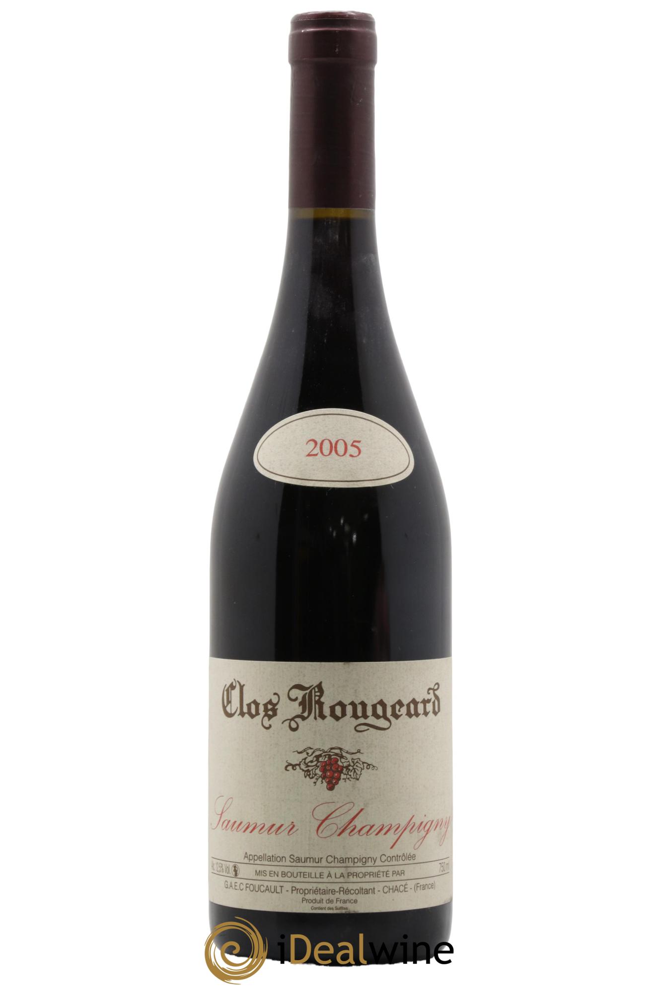 Saumur-Champigny Clos Rougeard 2005 - Lot de 1 bouteille - 0