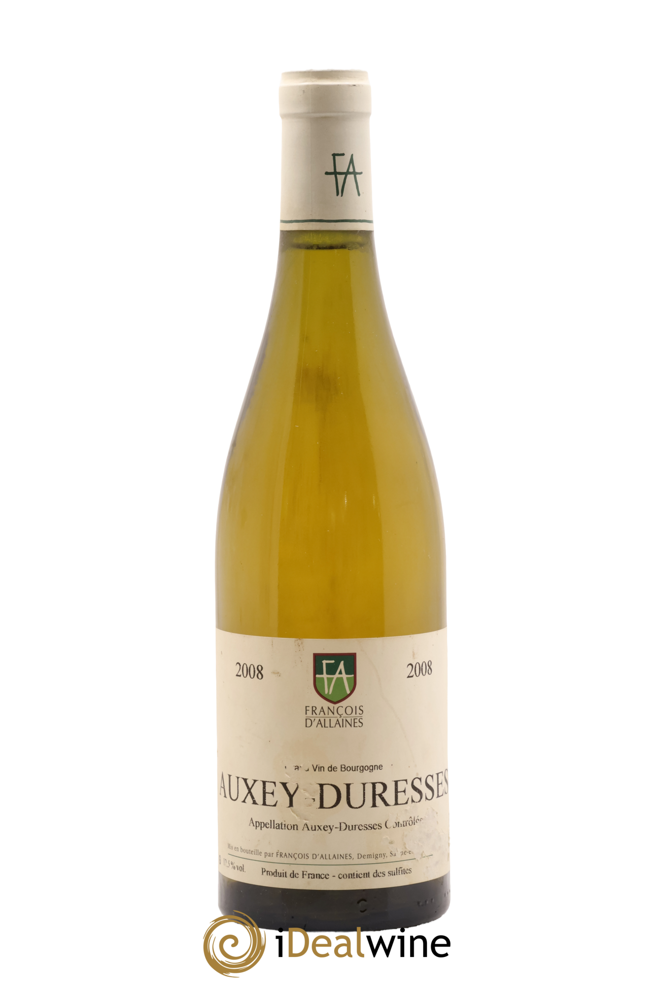 Auxey-Duresses Maison Francois D'Allaine 2008 - Lot de 1 bouteille - 0