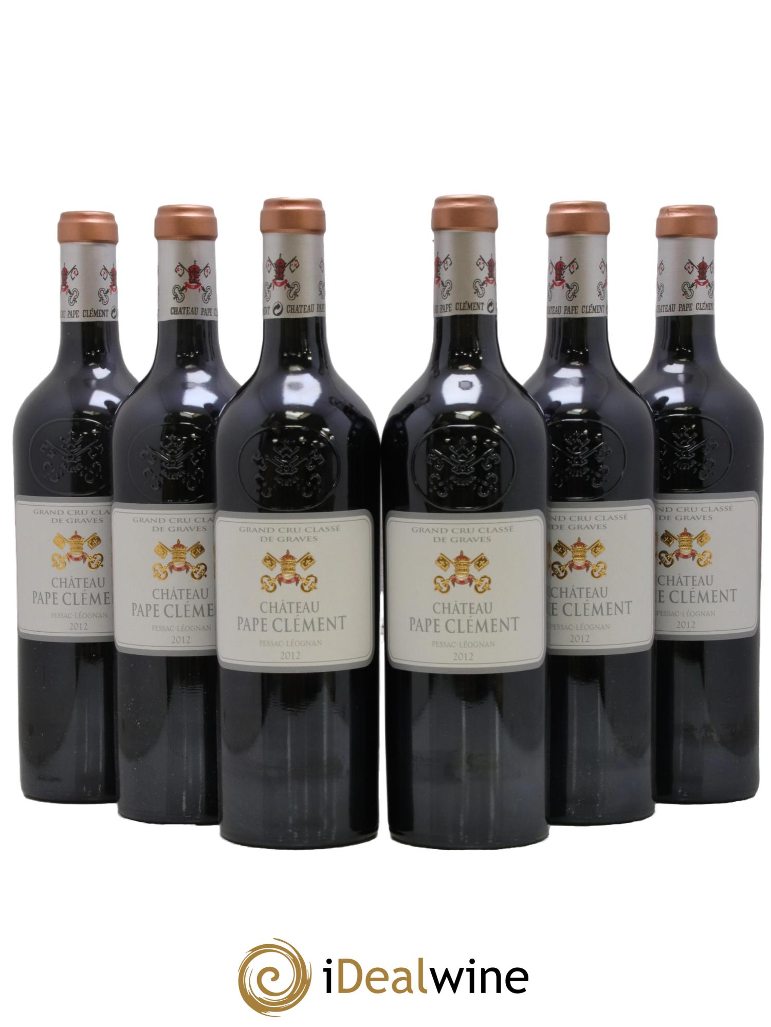 Château Pape Clément Cru Classé de Graves 2012 - Lot de 6 bouteilles - 0