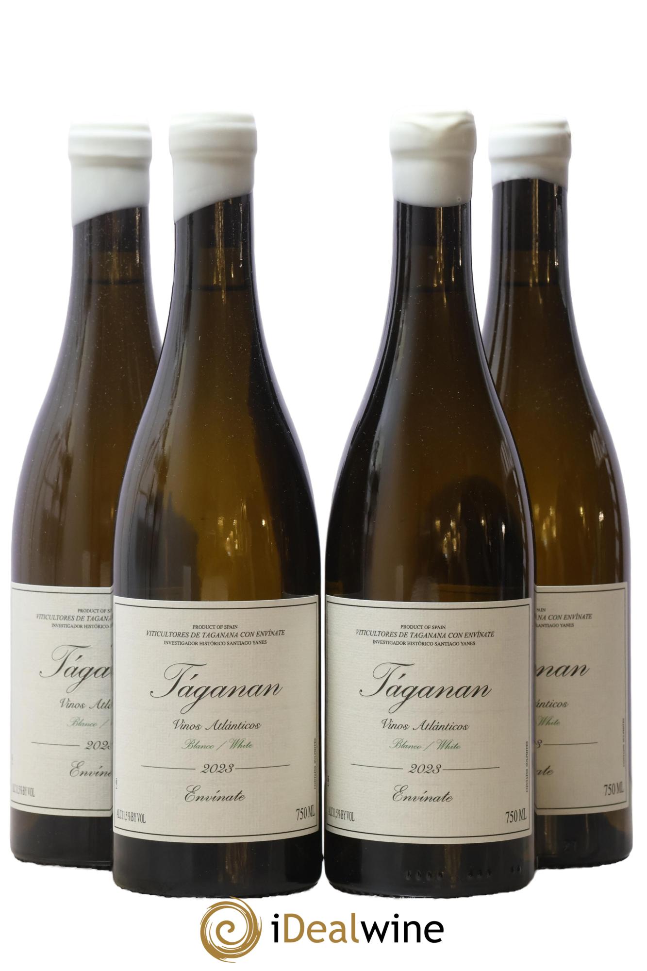 Vinos Atlántico Táganan Blanco Envinate 2023 - Lot of 4 bottles - 0