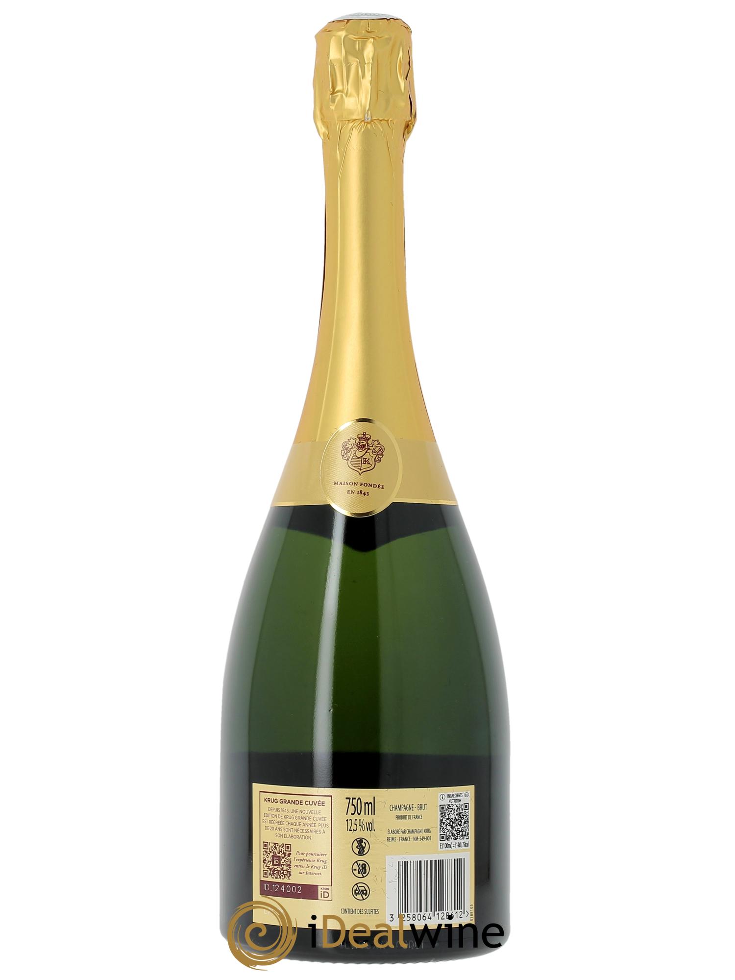 Grande Cuvée Brut - 173ème édition Krug  - Lot of 1 bottle - 2