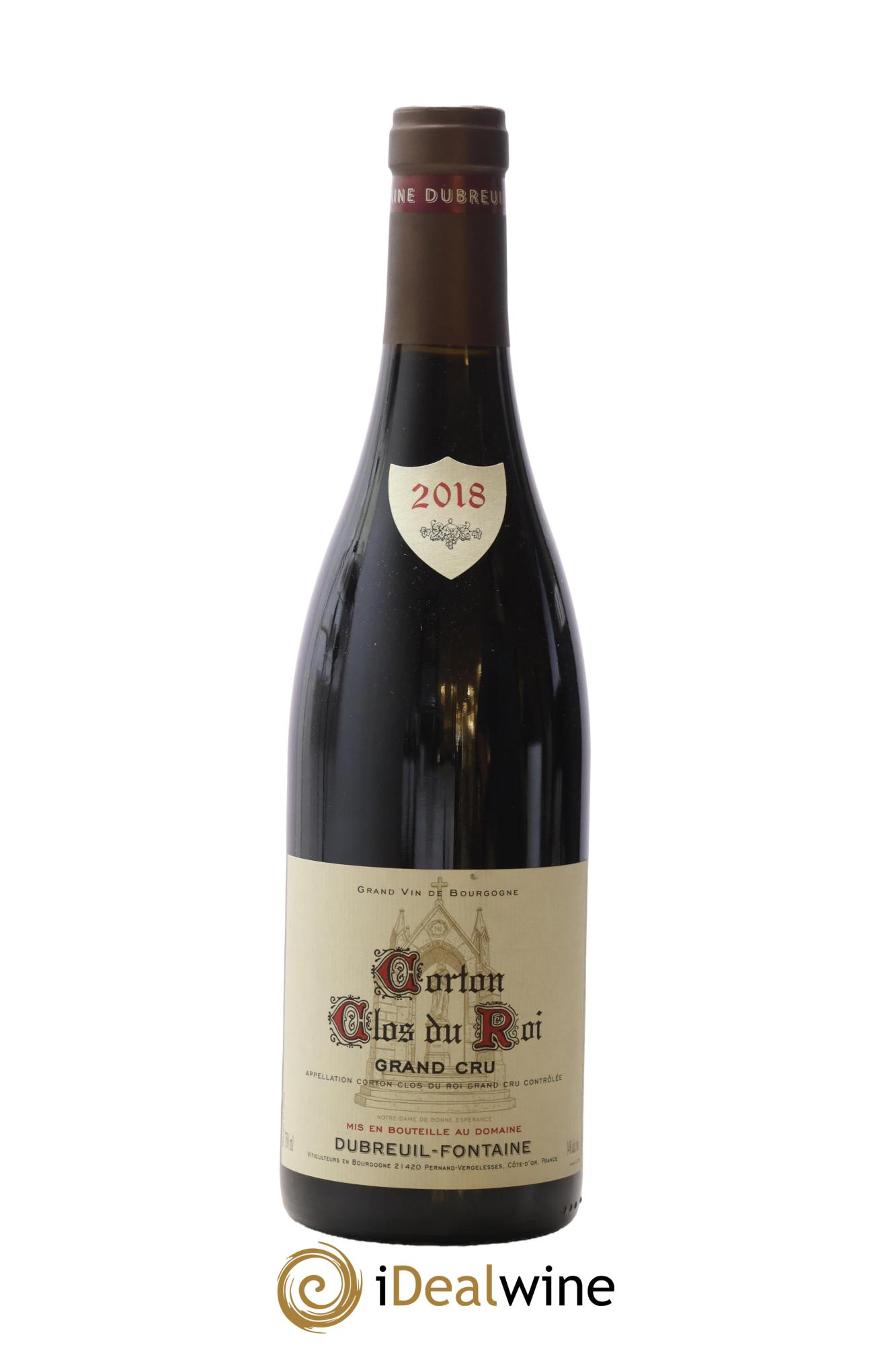 Corton Grand Cru Clos du Roi Dubreuil-Fontaine (Domaine) 2018 - Lot of 1 bottle - 0