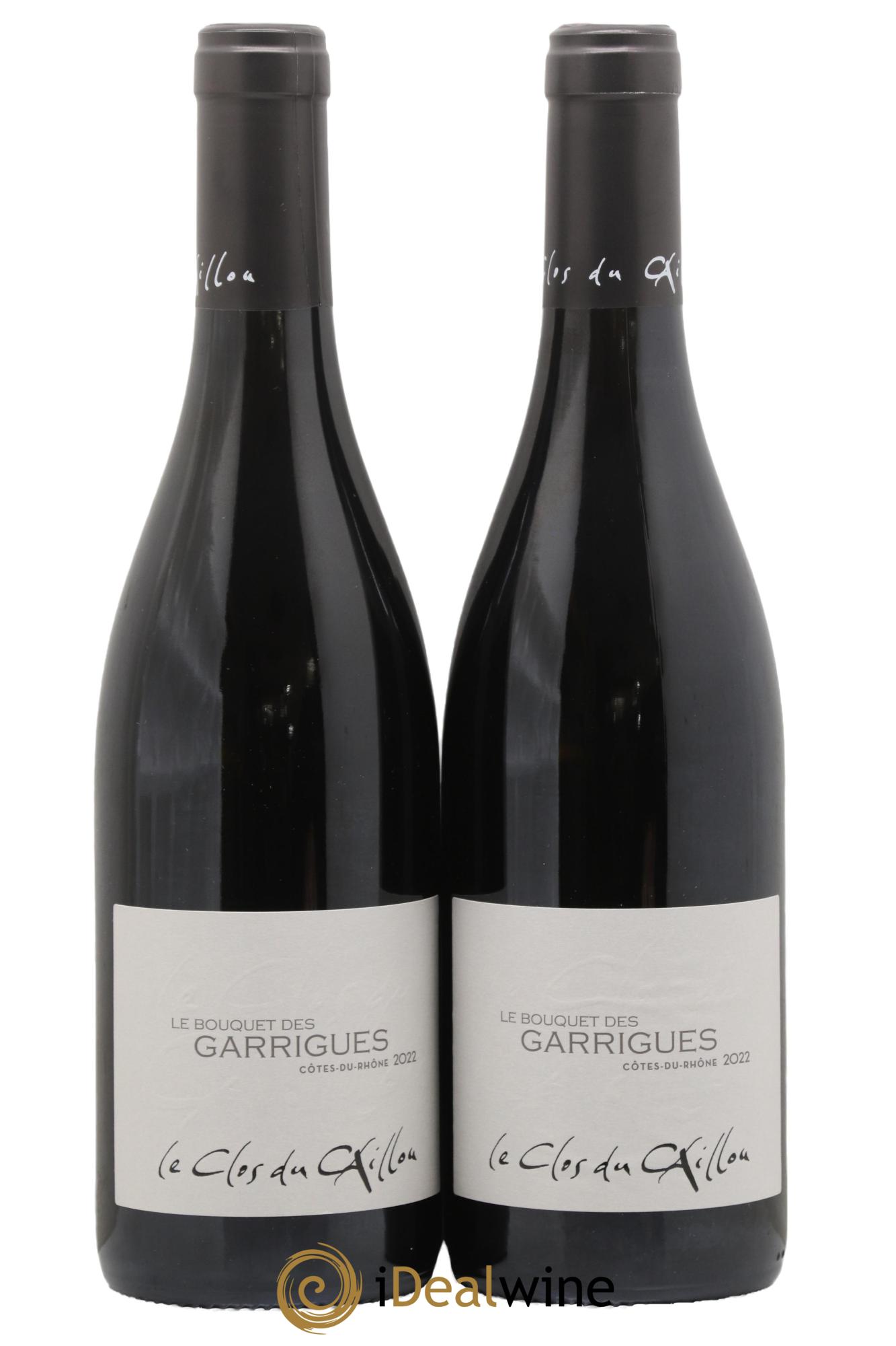 Côte du Rhône Le Bouquet des Garrigues Clos du Caillou - Sylvie Vacheron 2022 - Lot de 2 bouteilles - 0