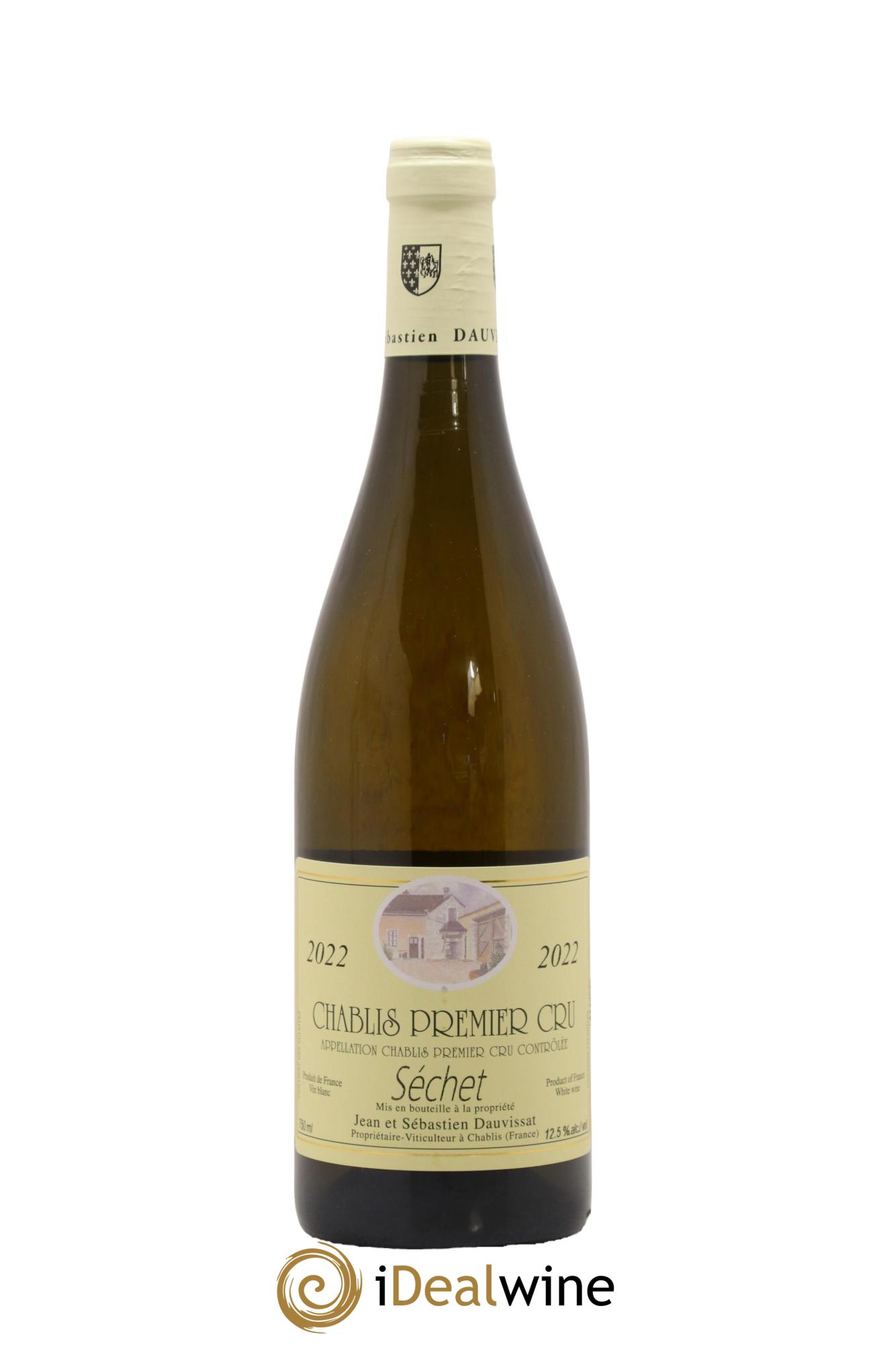 Chablis 1er Cru Sechets Jean et Sébastien Dauvissat 2022 - Lotto di 1 bottiglia - 0