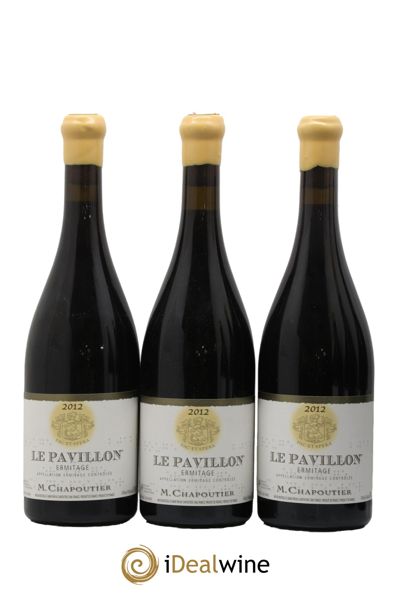 Hermitage Ermitage Le Pavillon Chapoutier 2012 - Lot of 6 bottles - 1