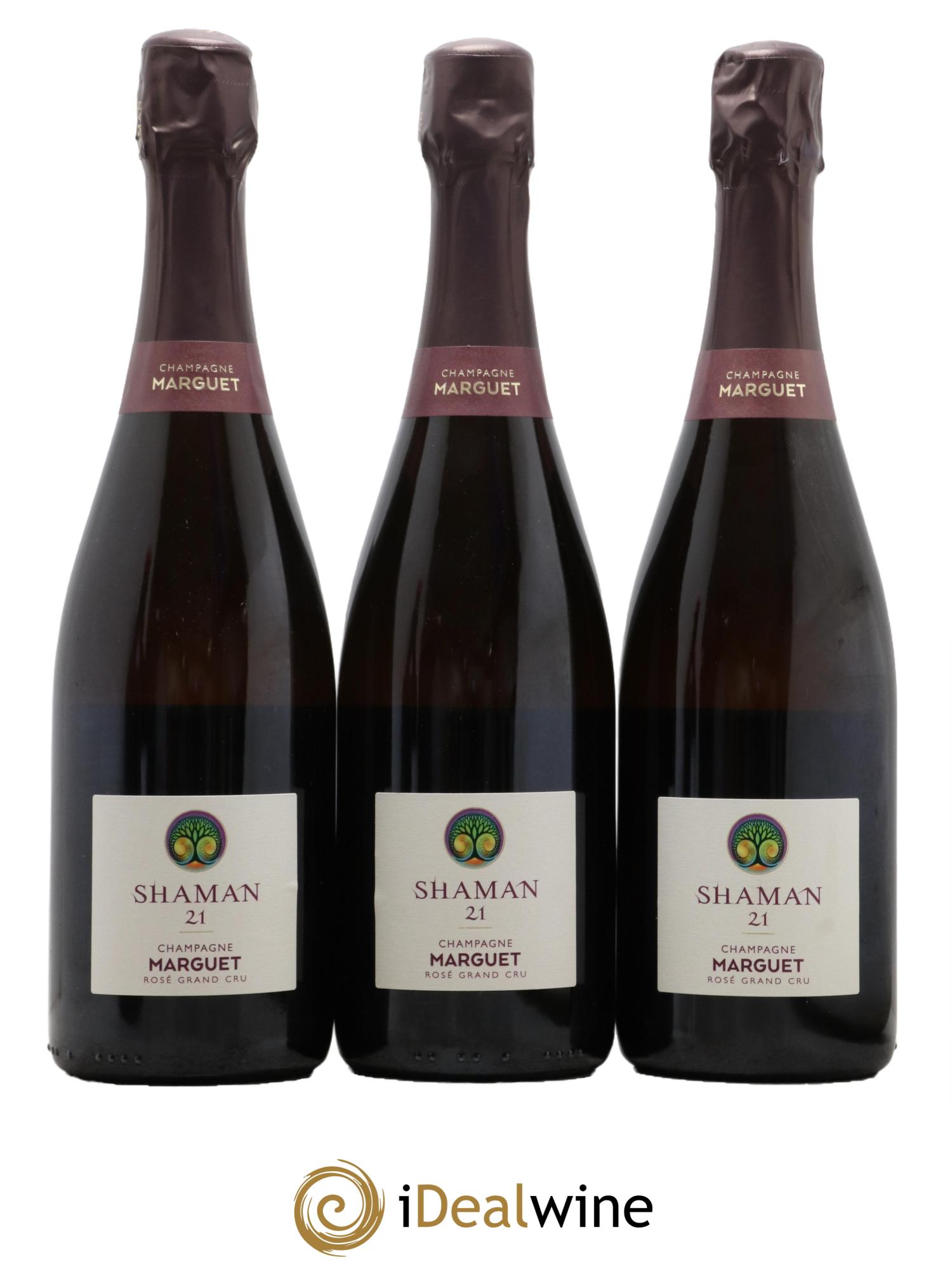 Shaman Grand Cru Brut Marguet 2021 - Lot de 3 bouteilles - 0