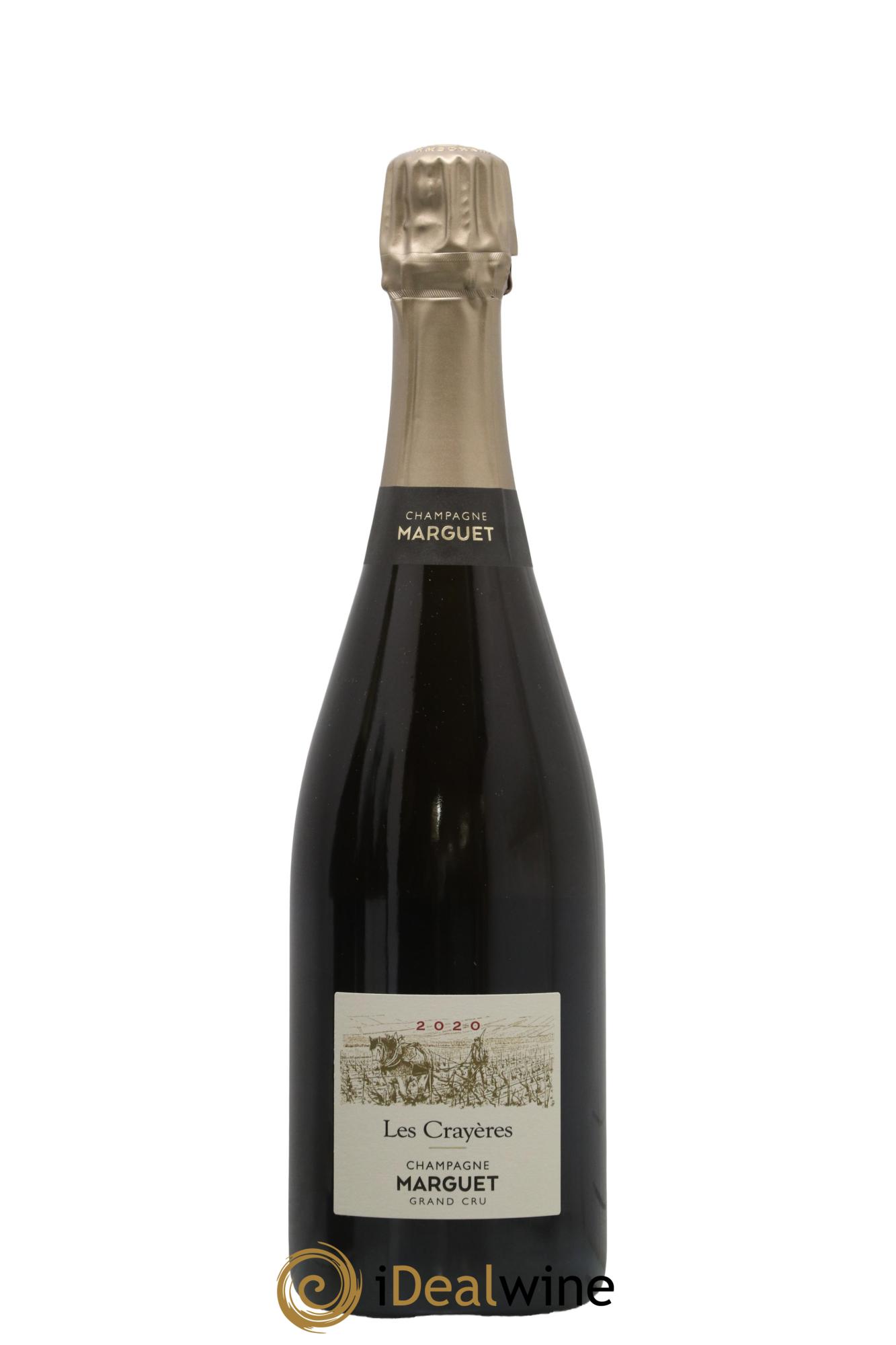 Les Crayères Grand Cru Brut Nature Marguet 2020 - Lot de 1 bouteille - 0