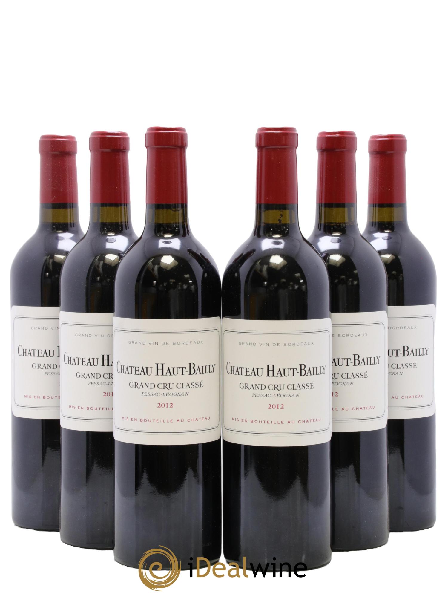 Château Haut-Bailly Cru Classé de Graves 2012 - Posten von 6 Flaschen - 0