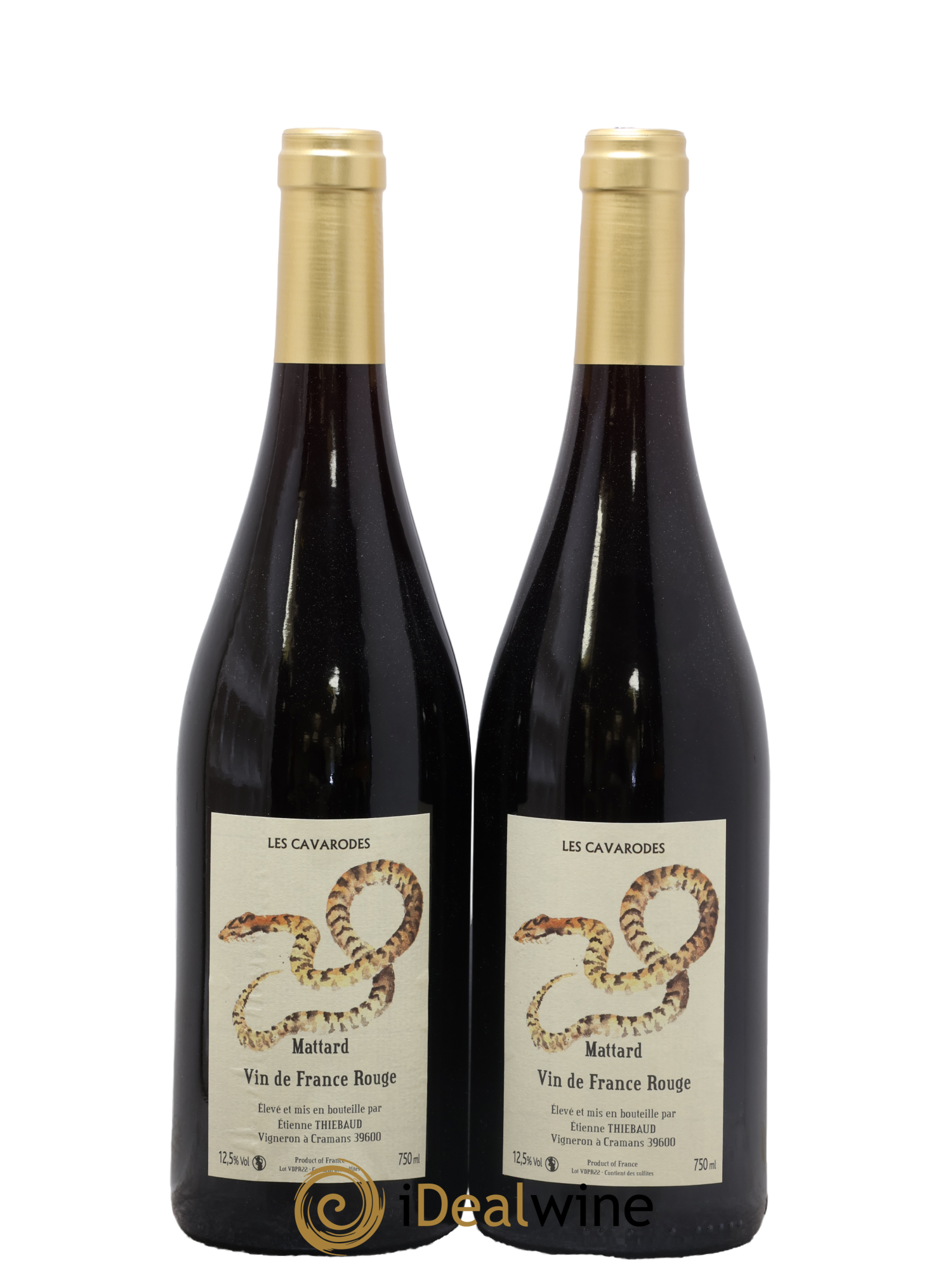 Vin de France Mattard Cavarodes (Domaine des) - Etienne Thiébaud 2022 - Lot of 2 bottles - 0