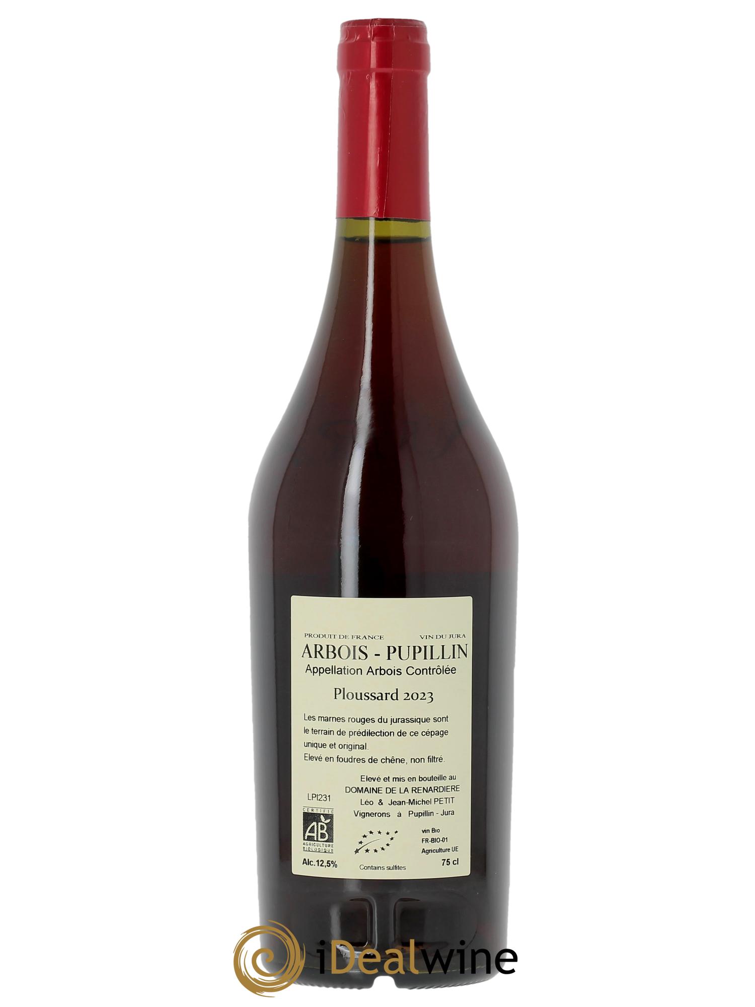 Arbois Ploussard Domaine de la Renardière 2023 - Lot de 1 bouteille - 1