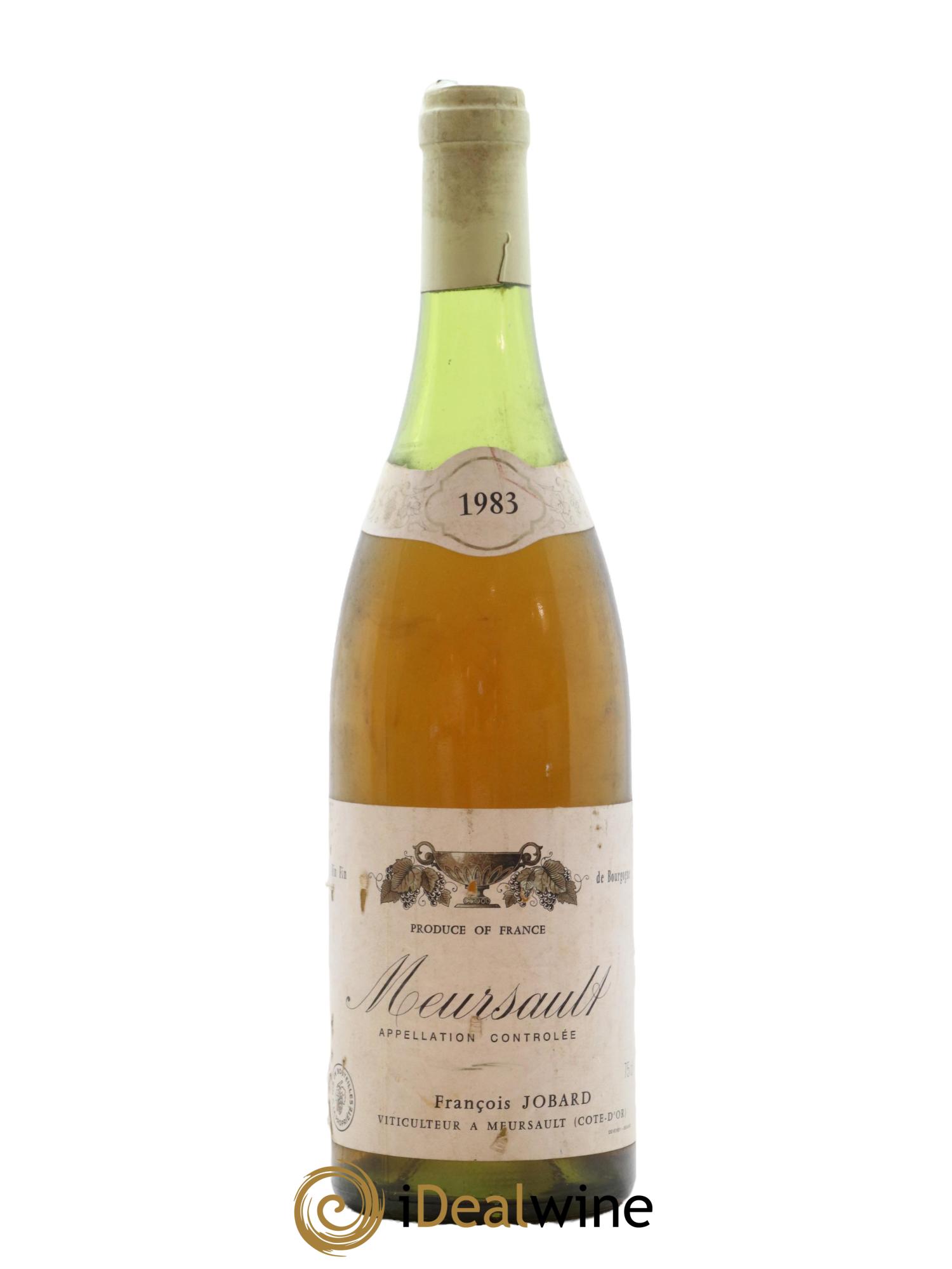 Meursault François et Antoine Jobard (Domaine) 1983 - Lot de 1 bouteille - 0