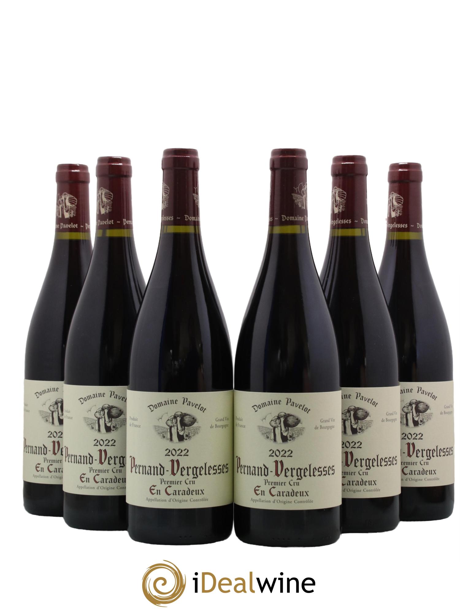 Pernand-Vergelesses 1er Cru En Caradeux Domaine Pavelot 2022 - Lot de 6 bouteilles - 0