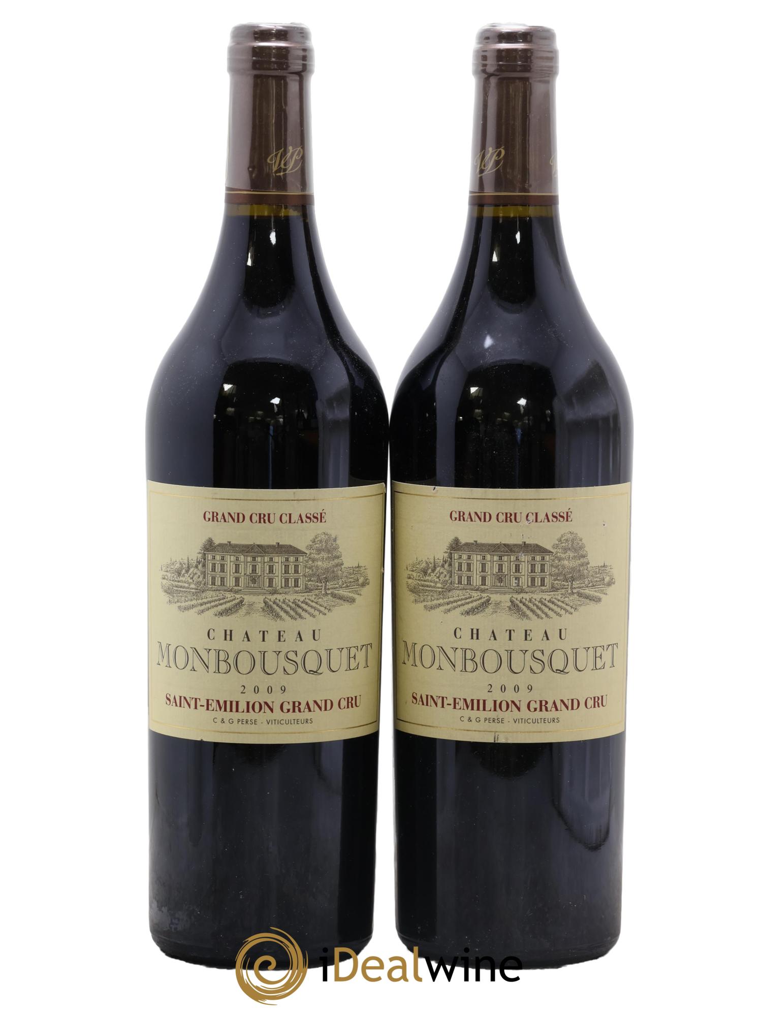 Château Monbousquet Grand Cru Classé 2009 - Lot de 2 bouteilles - 0