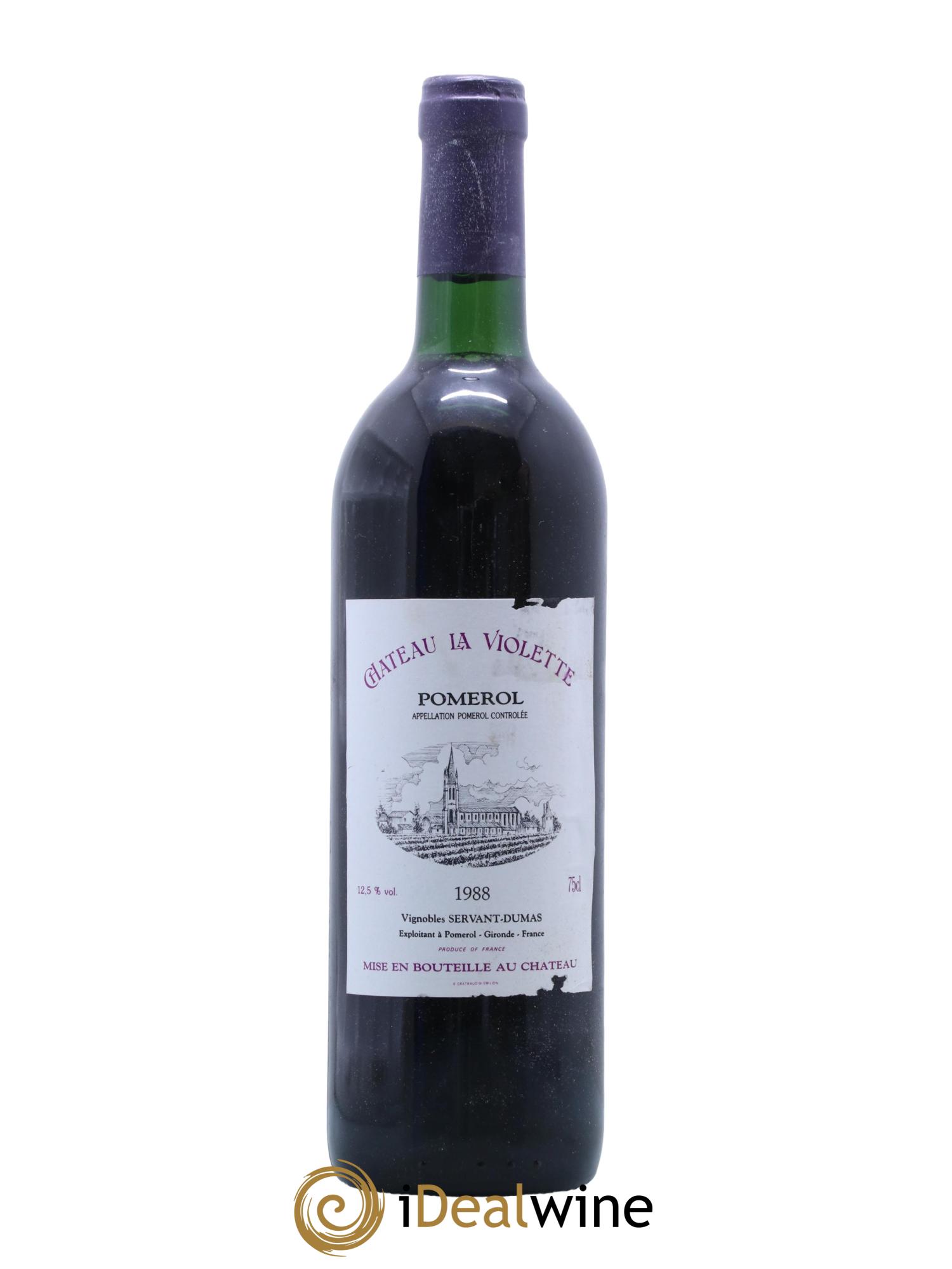 Château la Violette 1988 - Lot de 1 bouteille - 0