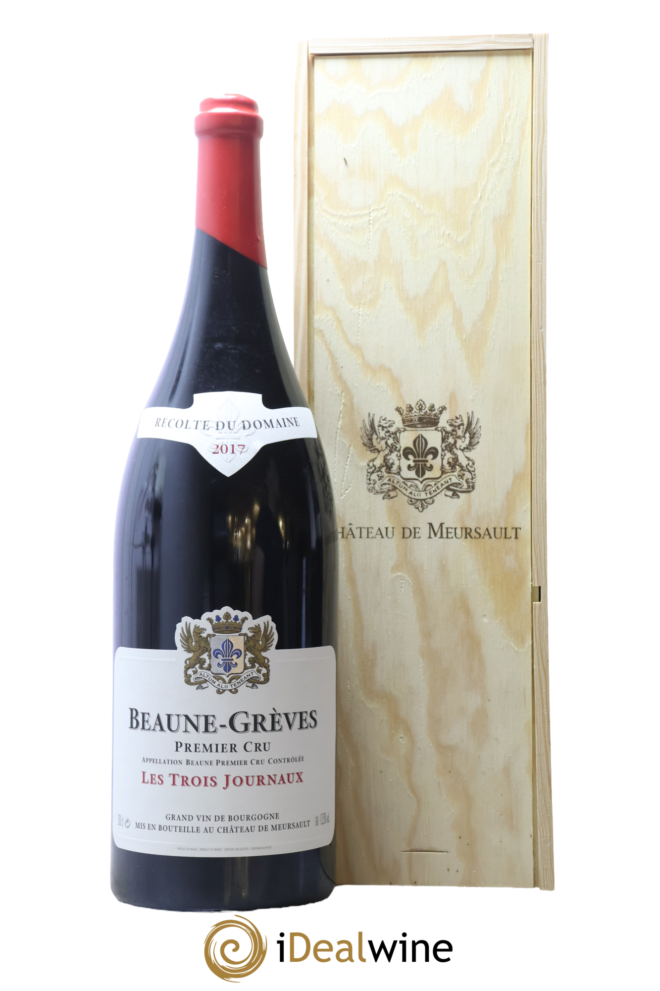 Beaune 1er Cru Grèves Les Trois Journaux Château de Meursault 2017 - Lotto di 1 jéroboam - 0