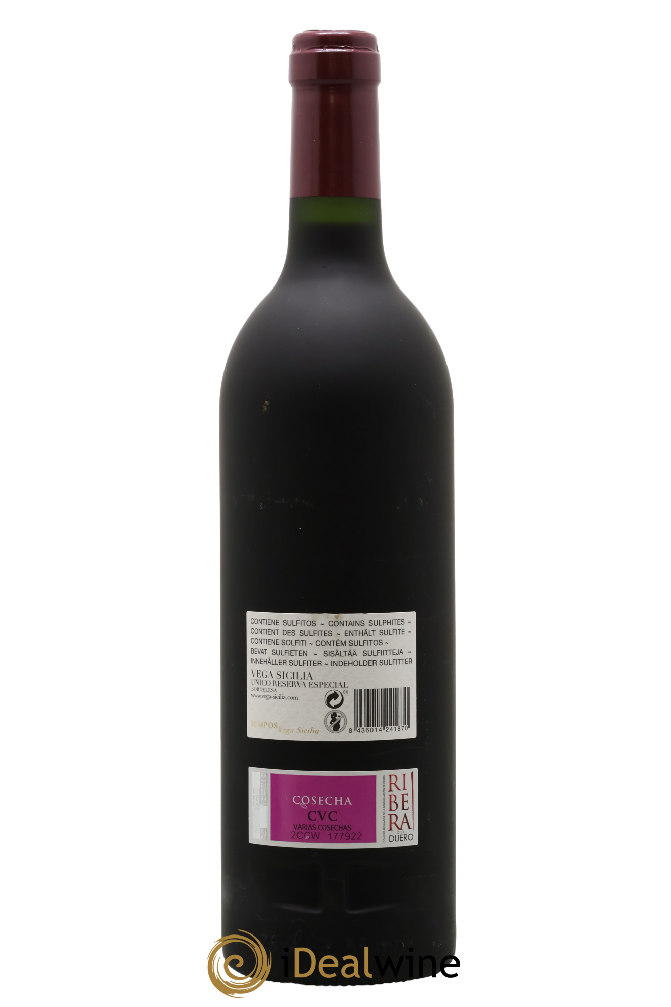 Ribera Del Duero Vega Sicilia Unico Reserva Especial Famille Alvarez - Lotto di 1 bottiglia - 1