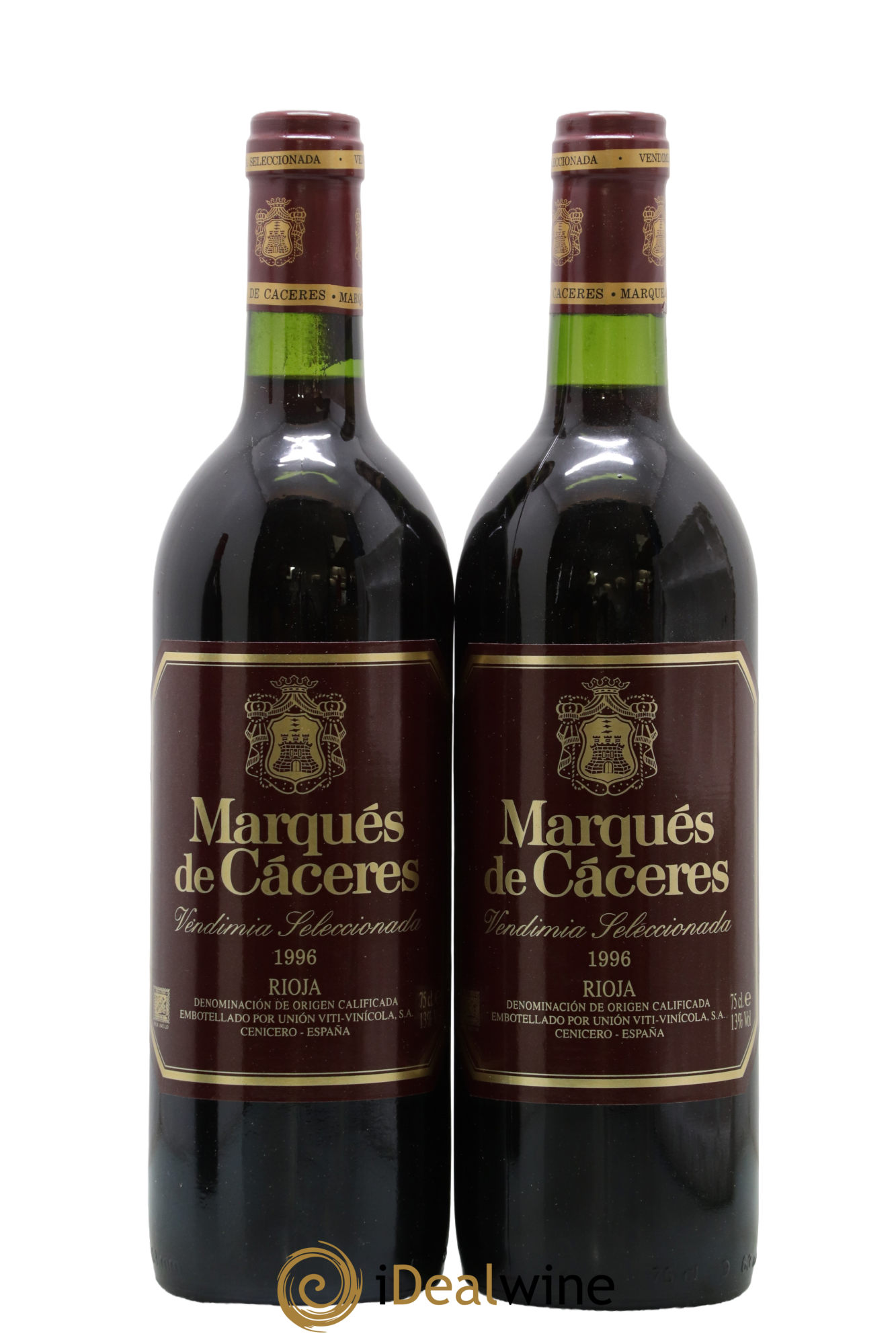 Rioja DOCA Reserva Marquès de Caceres 1996 - Lotto di 2 bottiglie - 0